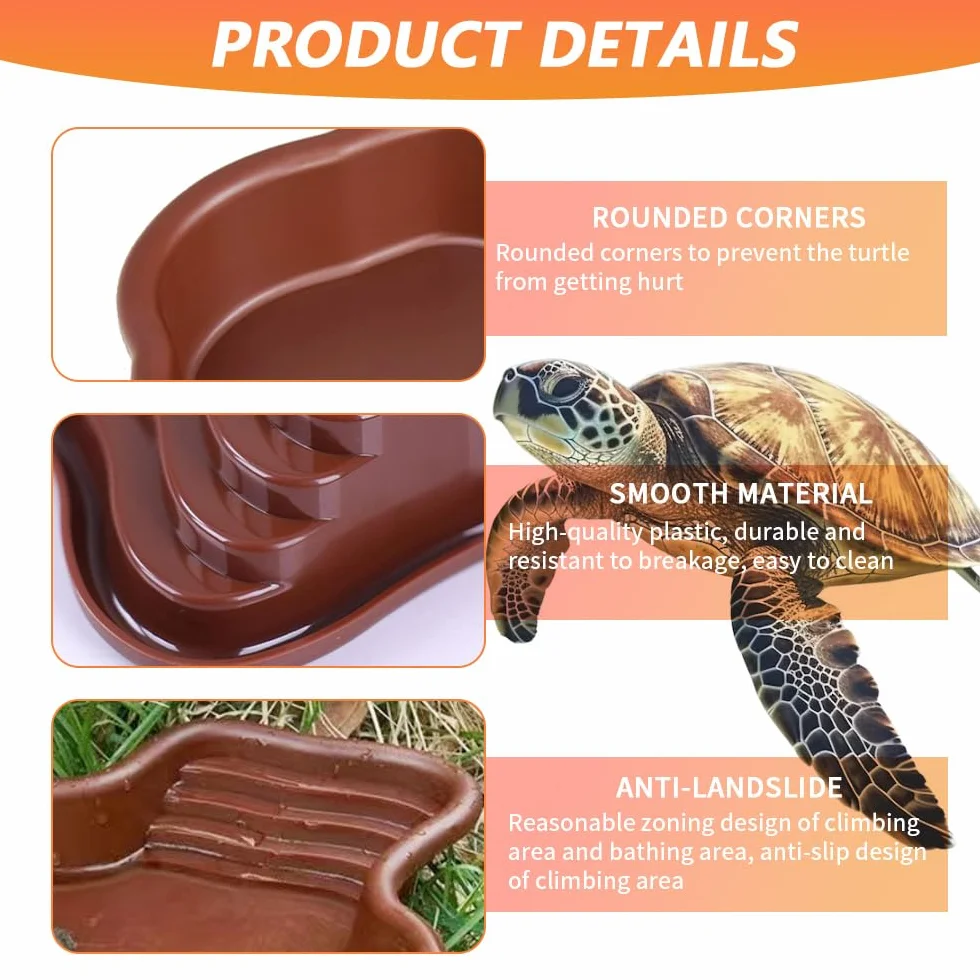 Bassin de bain pour tortues et reptiles