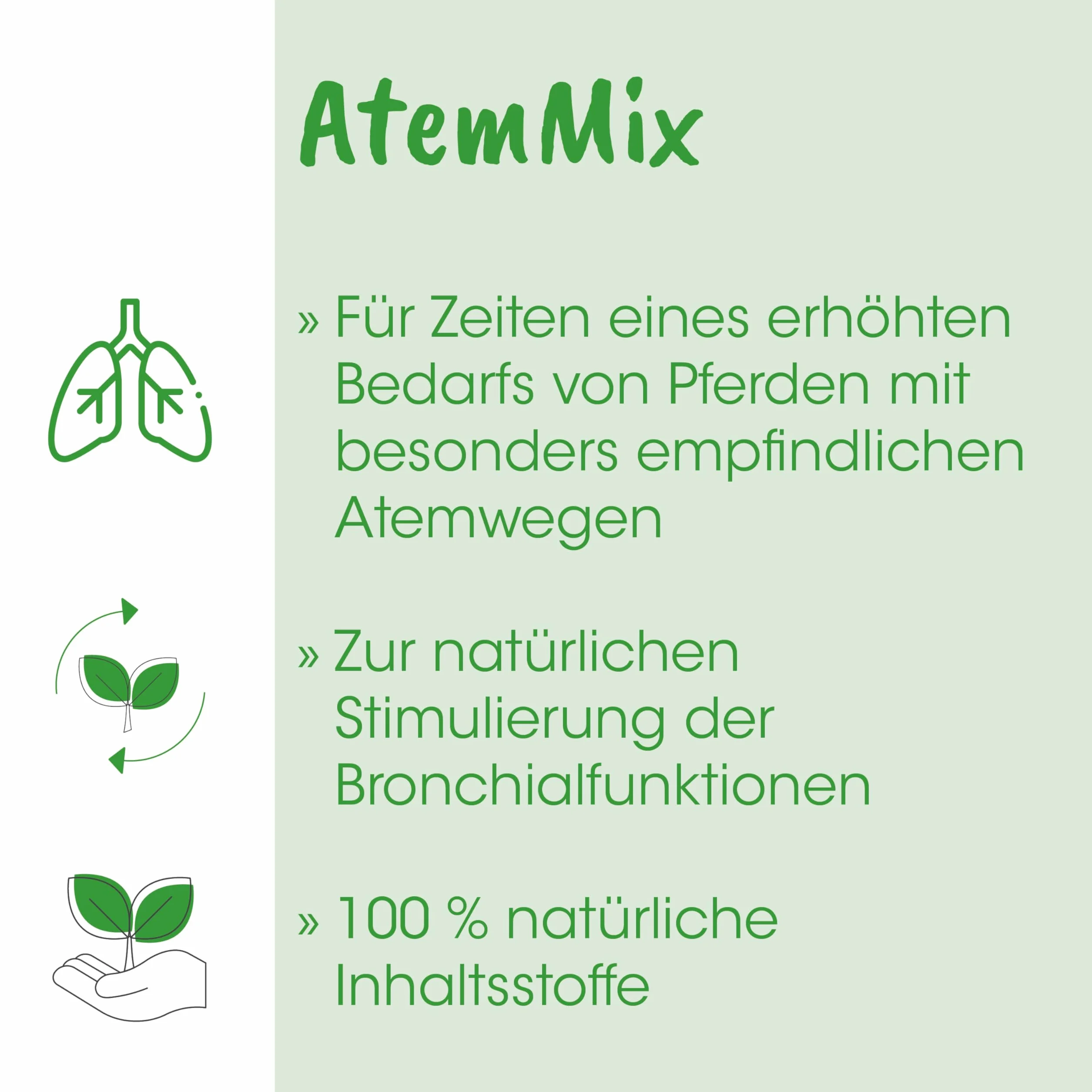 cdVet Naturprodukte AtemMix Complément alimentaire chevaux 700 g