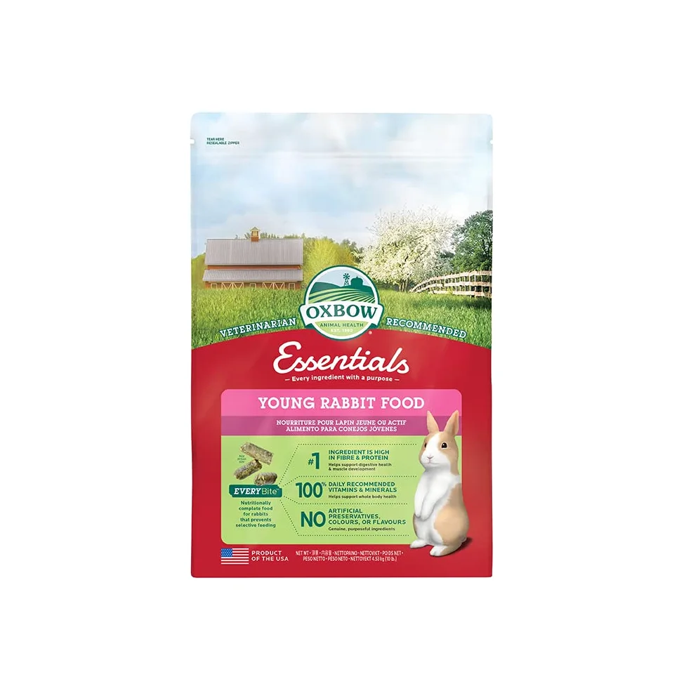 Bunny Basics 15/23 Petlife Oxbow entièrement doublé pour Les Jeunes Lapins, 4,5 kg