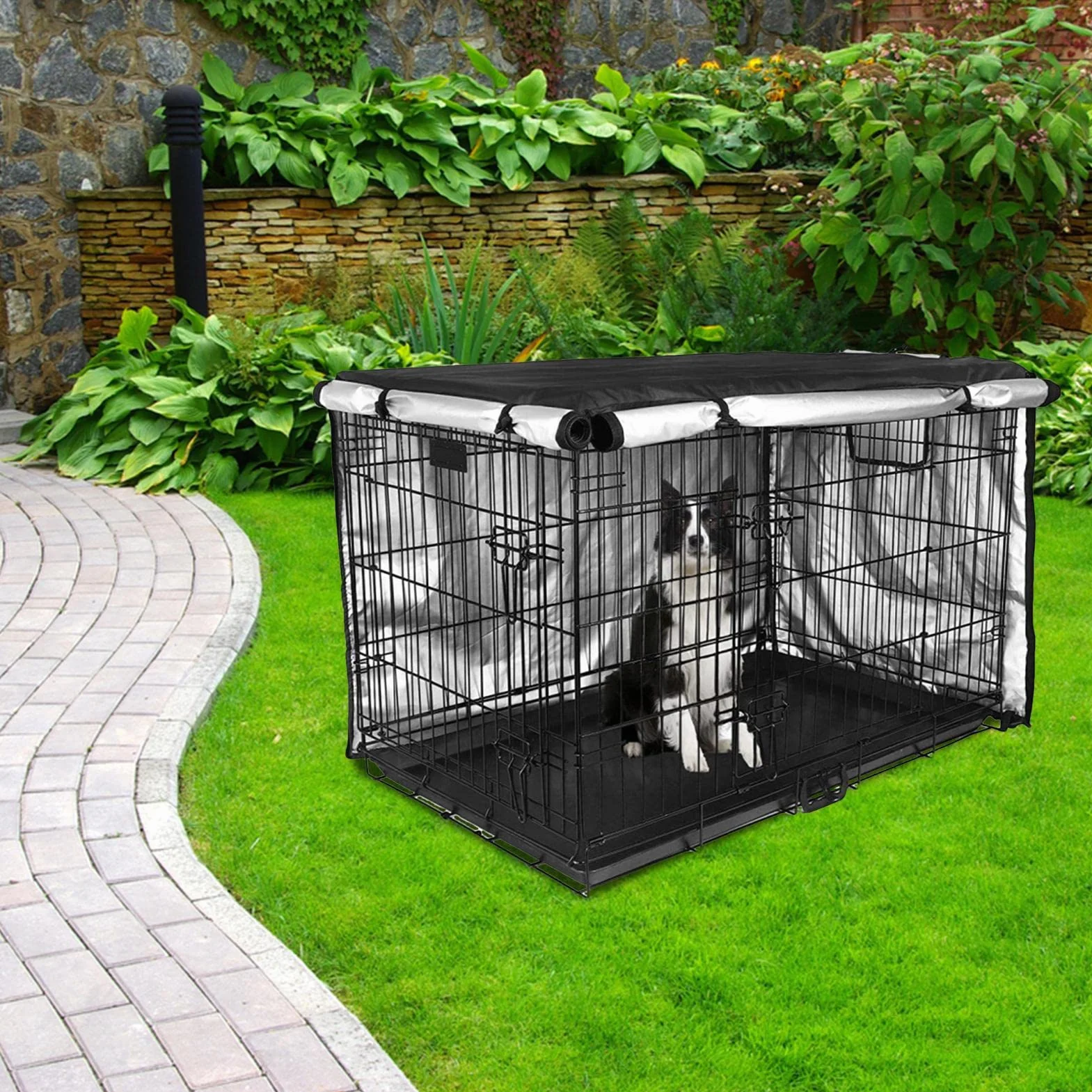 Caisse pour Chien Imperméable Voyage Tissu Grand Moyen Petit Chenil