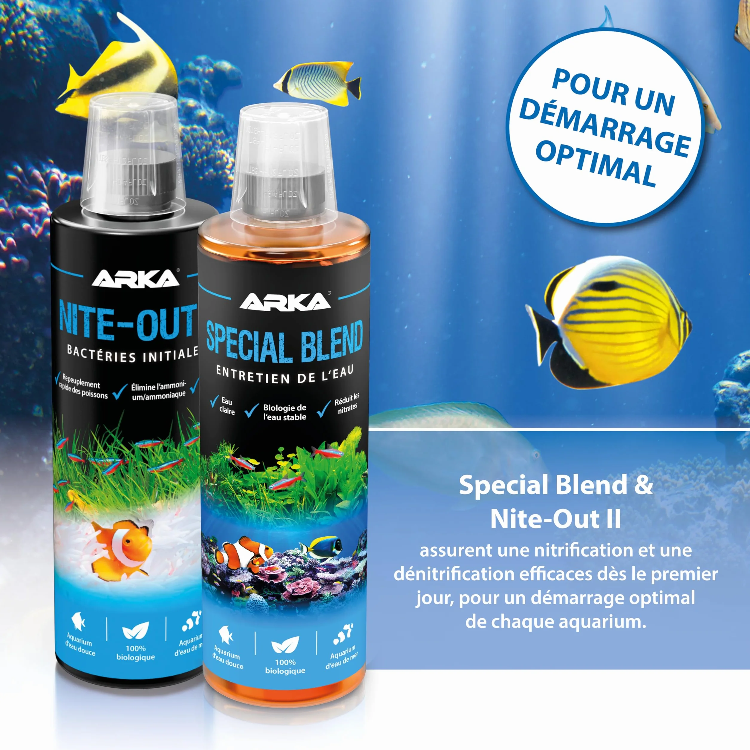 MICROBE-LIFT Special Blend Bactéries hautement Actives Aquarium Eau Douce mer