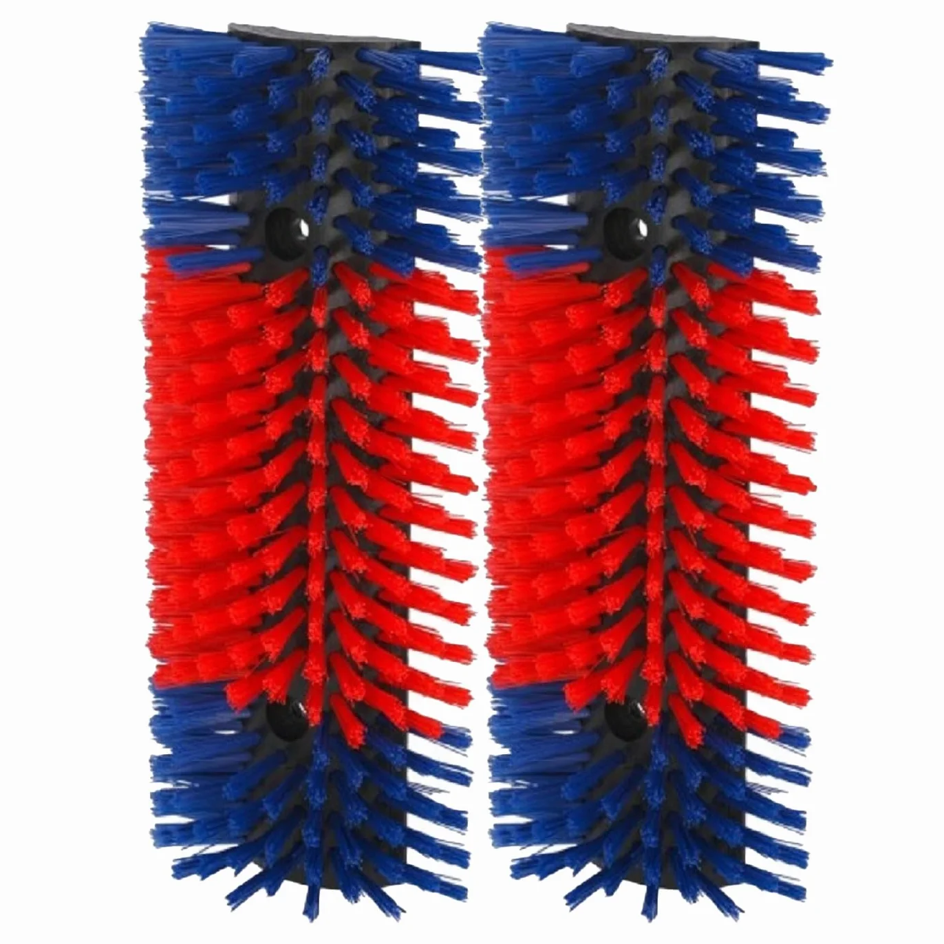 Kerbl Brosses à gratter pour animaux 22 x 50 cm Lot de 2 robustes Montage mural pour bétail