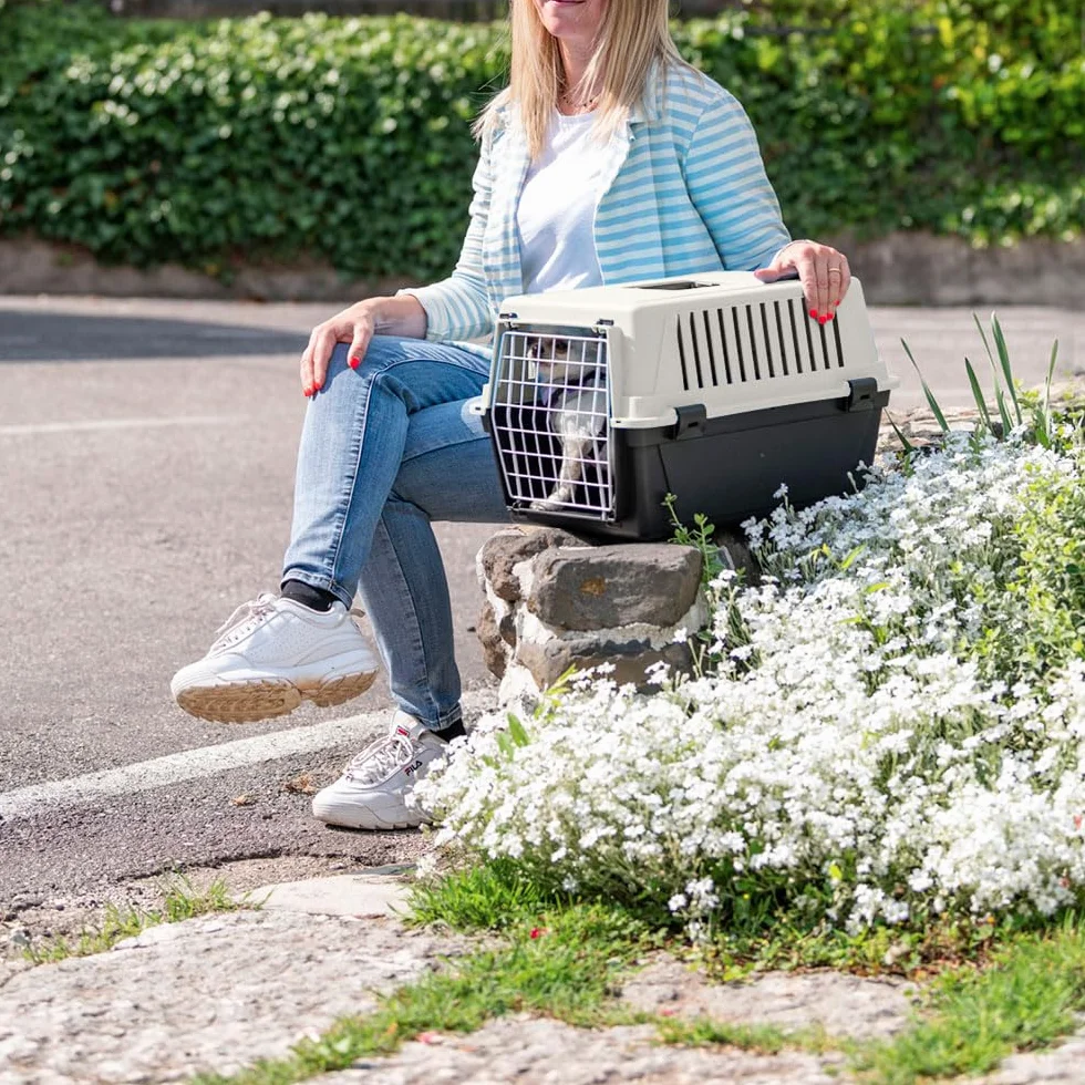 Ferplast Cage de Transport Chat Chien ATLAS 10 EL 32,5x48x29 cm Noir
