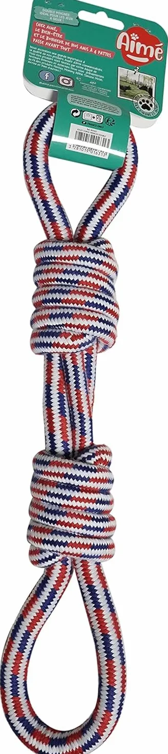 Jouet pour Chien Corde à Noeud Double Noeud 35 cm