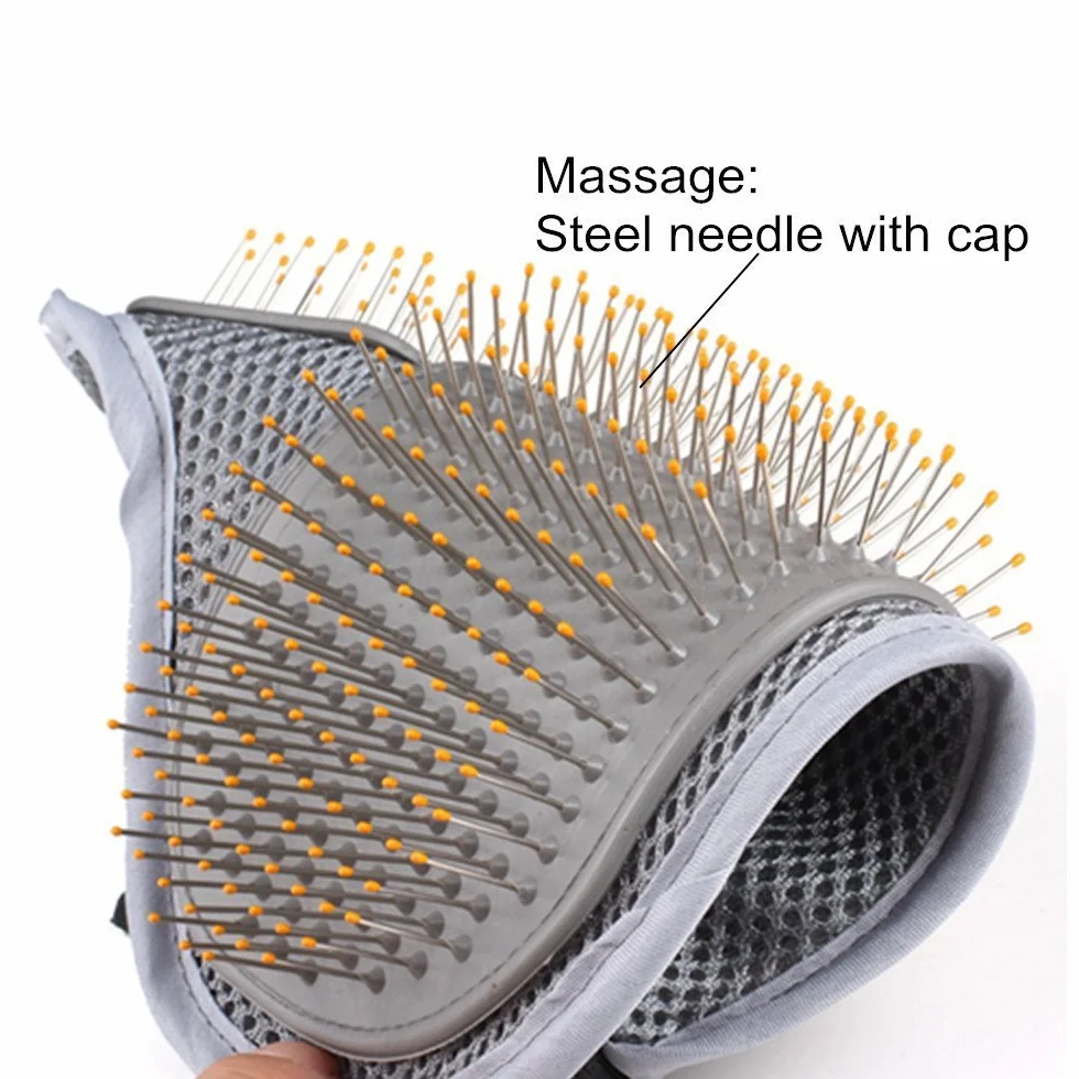 AntEuro Pet Grooming Gant Pinceau pour Chiens et Chats Hair Remove Brosse pour Le Bain