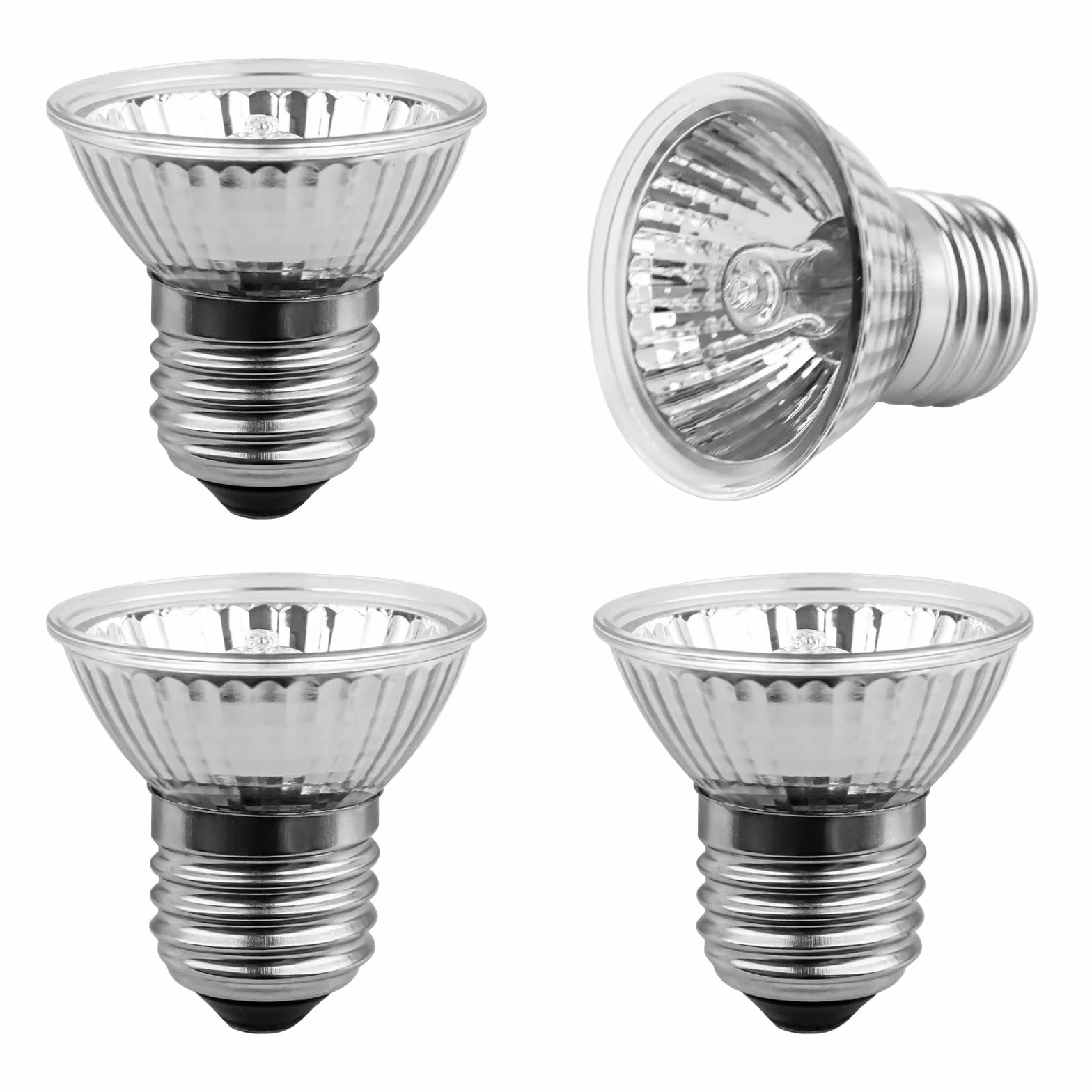 Ampoule Chauffante Reptile UVA UVB E27 25W Dimmable 230V 4 Pièces
