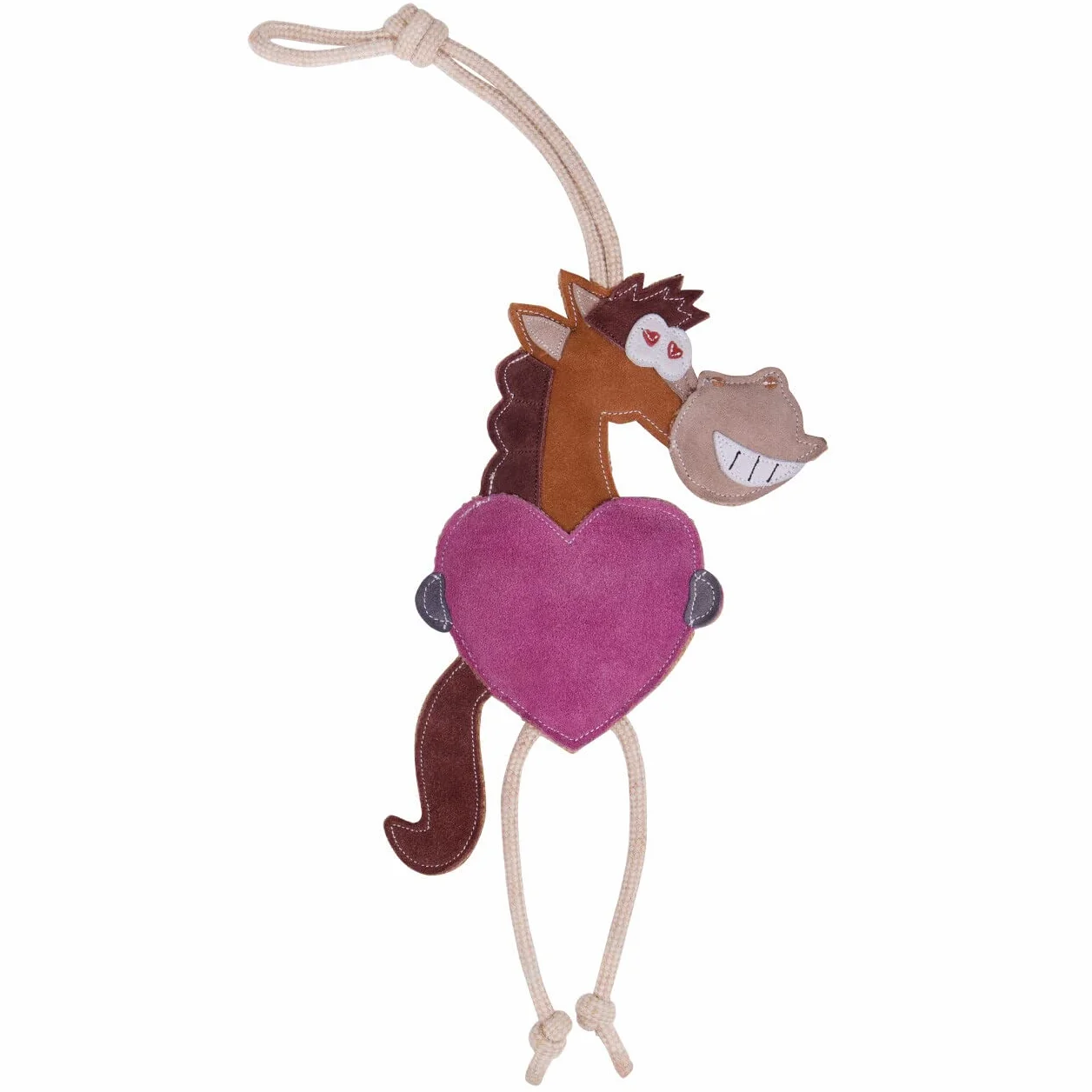 QHP Jouet pour Cheval Valentine Marron Taille Unique
