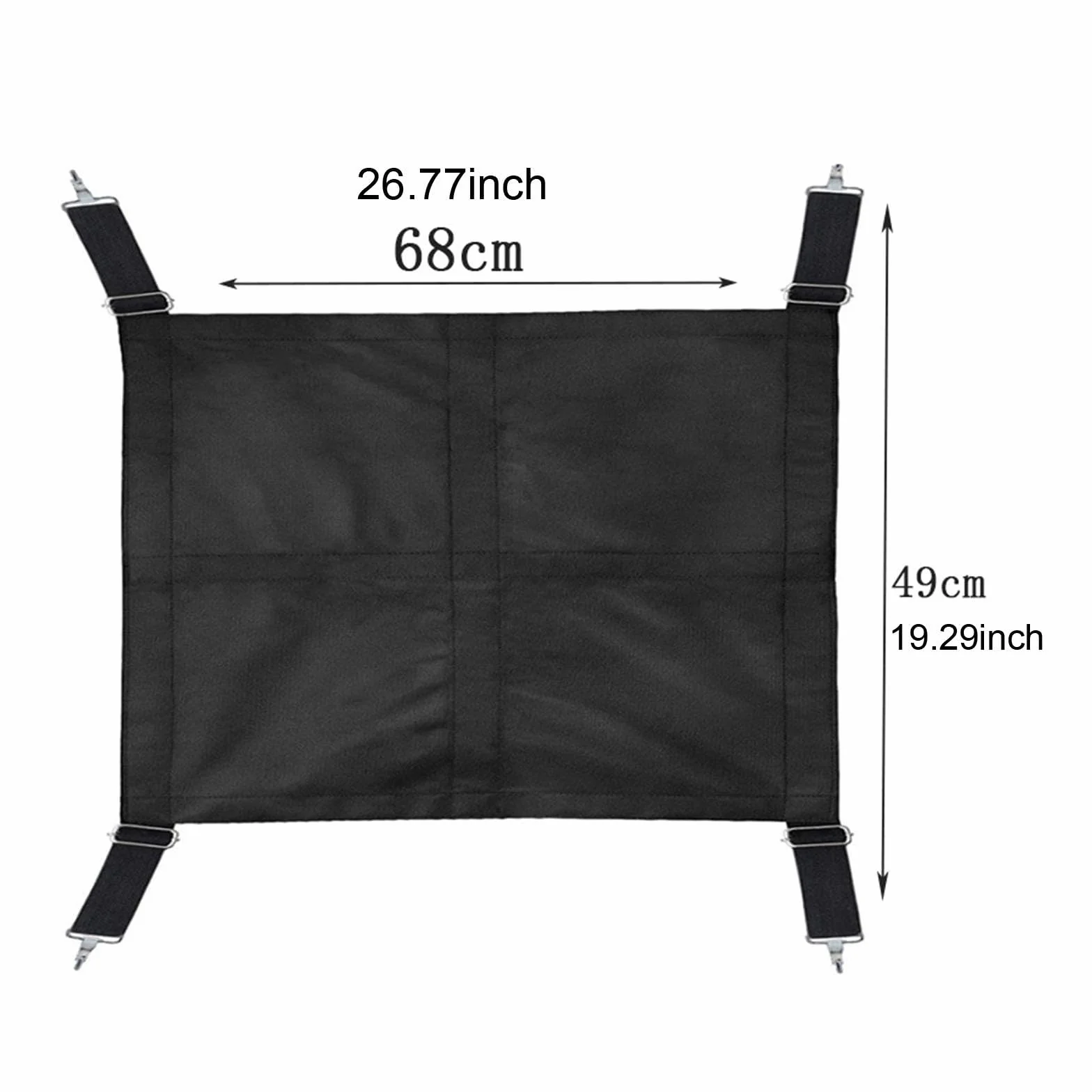 Barrière de Box pour Chevaux avec Crochets à Ressort Porte de Box en Maille Clôture Robuste