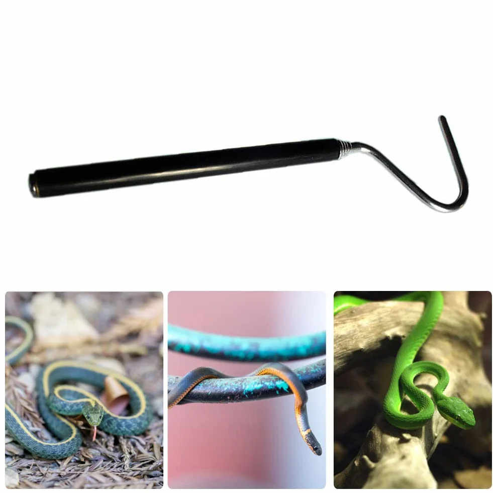 Accessoire serpent professionnel crochet à serpent bâton 16-68 cm portable