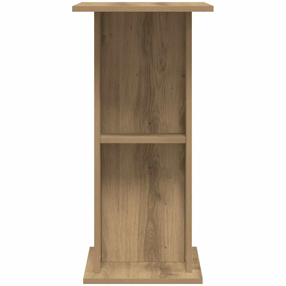 vidaXL Support d'aquarium Chêne Artisanal 36 x 60,5 x 72,5 cm