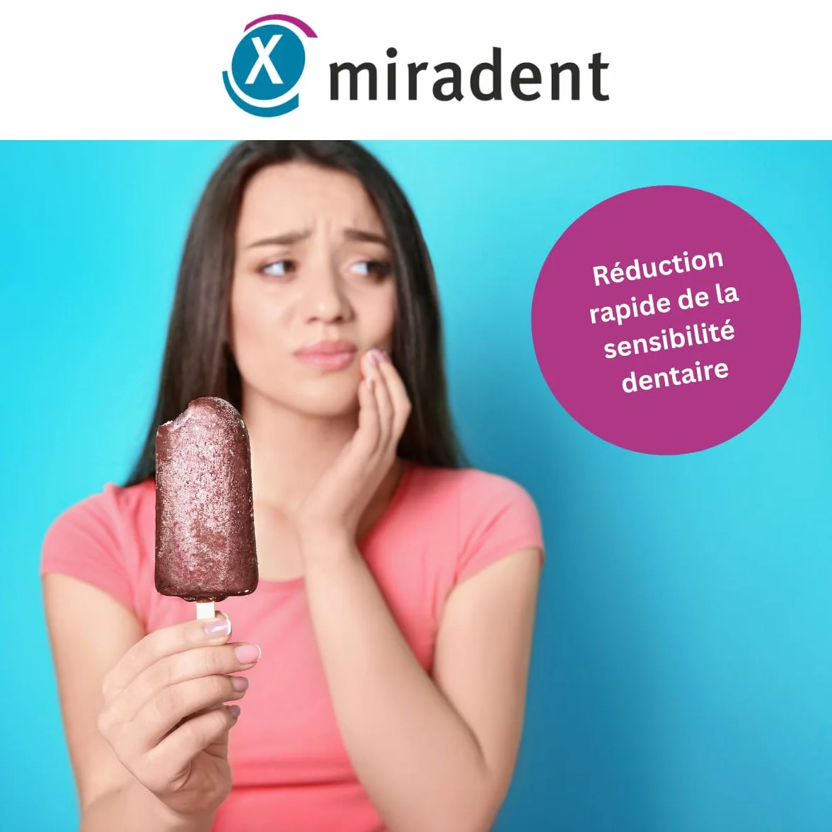 miradent Mirasensitive Pen hap+® Gel désensibilisant pour dents sensibles, hydroxylapatite et ions potassium