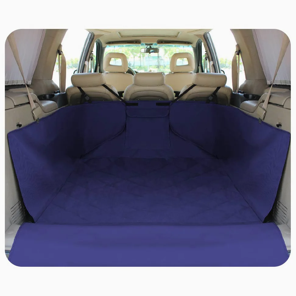 Croci C6058060 Protection Coffre de Voiture pour Chiens avec Bords Edinburgh, 138 x 105 x 45 cm