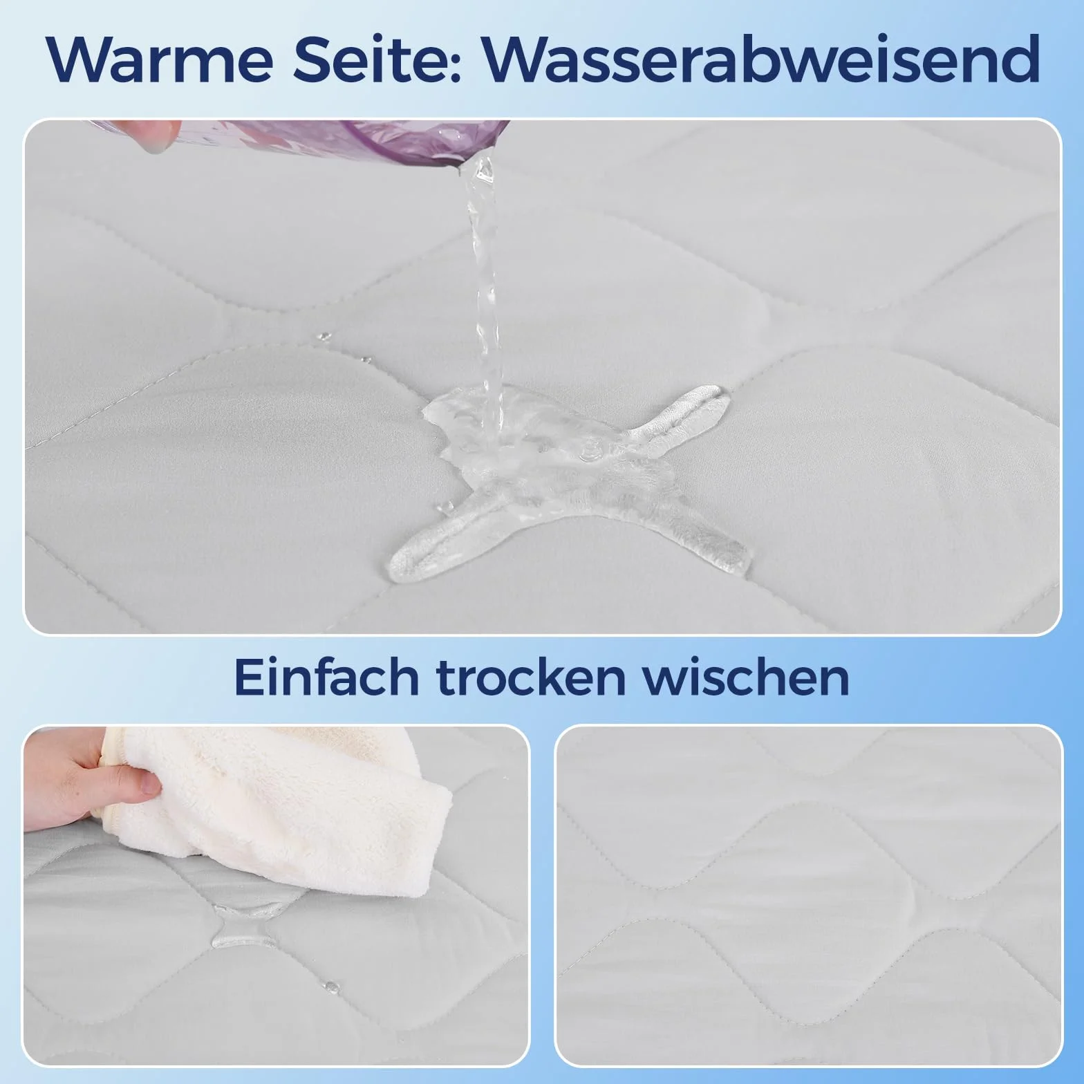 Rywell Housse Rafraîchissante Chien 80x112cm Imperméable Tapis Chien Double Face Lavable Gris