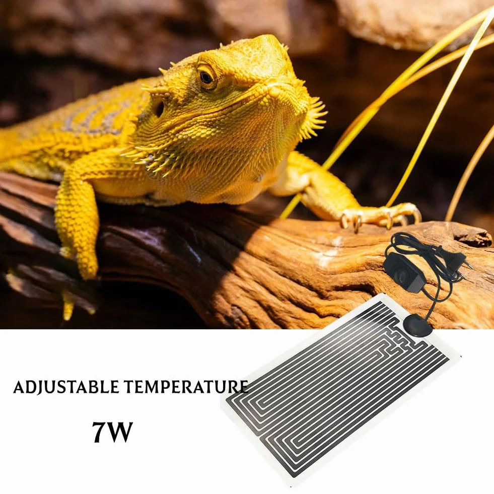 KARELLS Coussins Chauffants pour réservoir en Verre réglables pour Reptiles