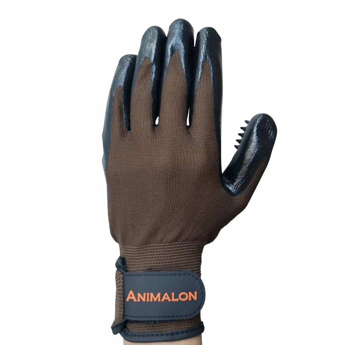 Animalon Gants de toilettage en caoutchouc lot de 2 pour chevaux et chiens changement de pelage
