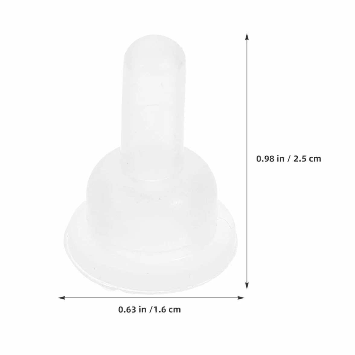 Tétines en Silicone Protection Bouche Délicate Lot de 50 pour Biberon d'alimentation Animaux Chinchillas Chatons