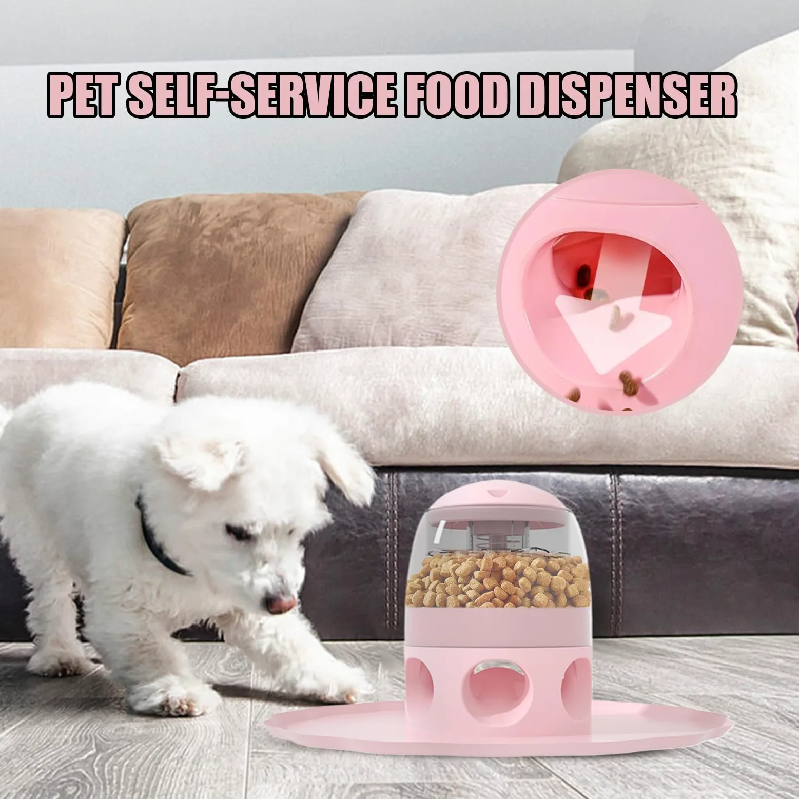 Distributeurs De pour Chien - Jouet Interactif de Distribution | de pour Chien | Mangeoire Antidérapante pour Stimulation Mentale,Stimulation Mentale et Anti-Ennui pour