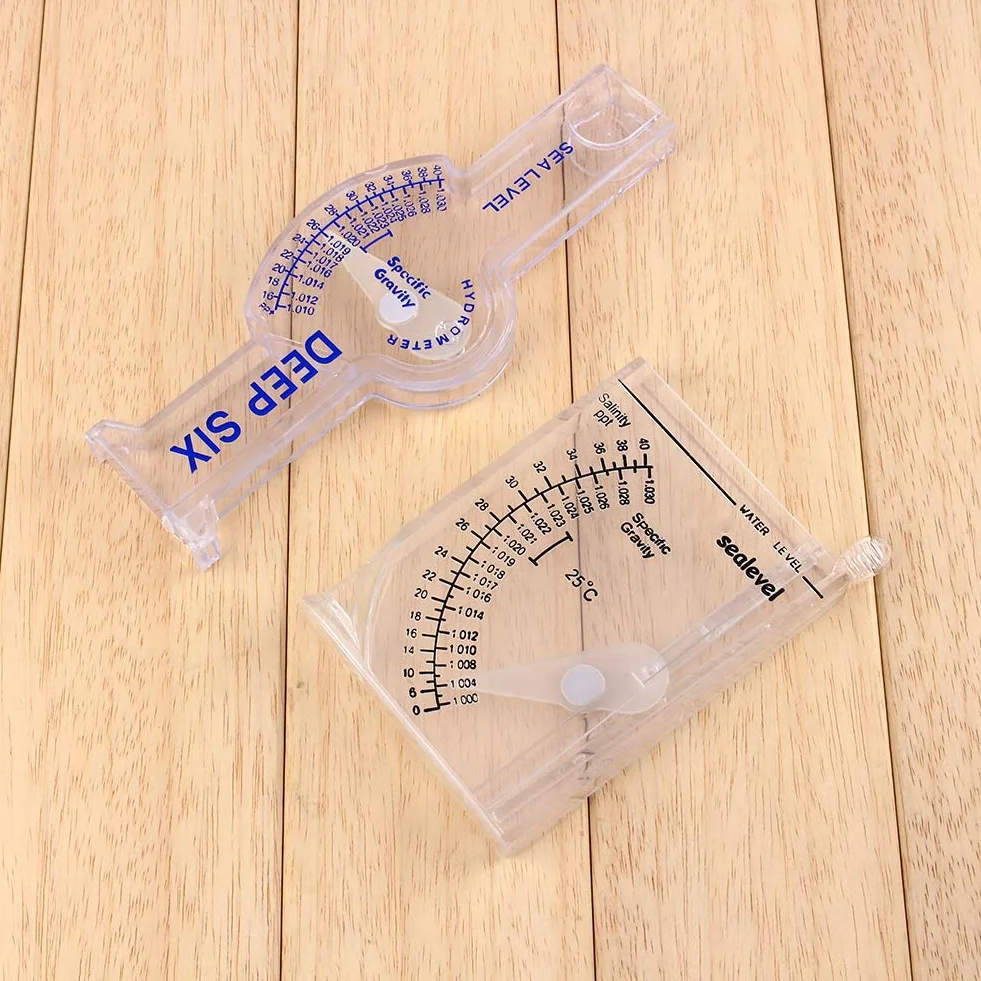 Testeur de Salinité Hydromètre de Mer Précis Compteur Salinité Marine Aquarium