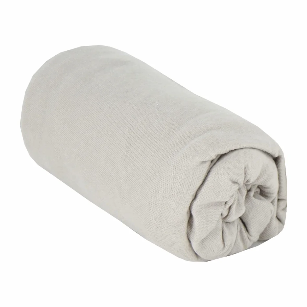 BabyCalin Lot de 2 Draps Housse Blanc/Gris 60 x 120 cm Certifié OEKO-TEX