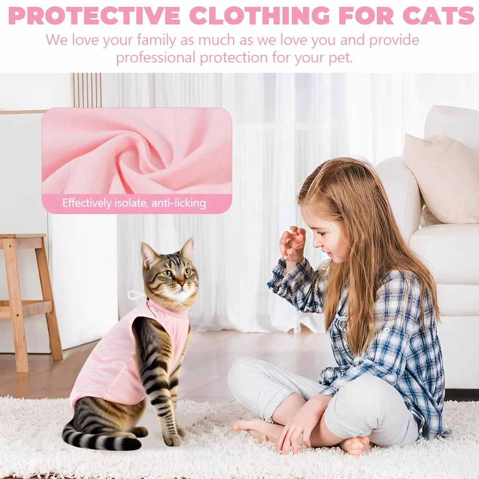 Body Chat Post Operatoire Gilet de Récupération Vetement Anti Lechage Respirant