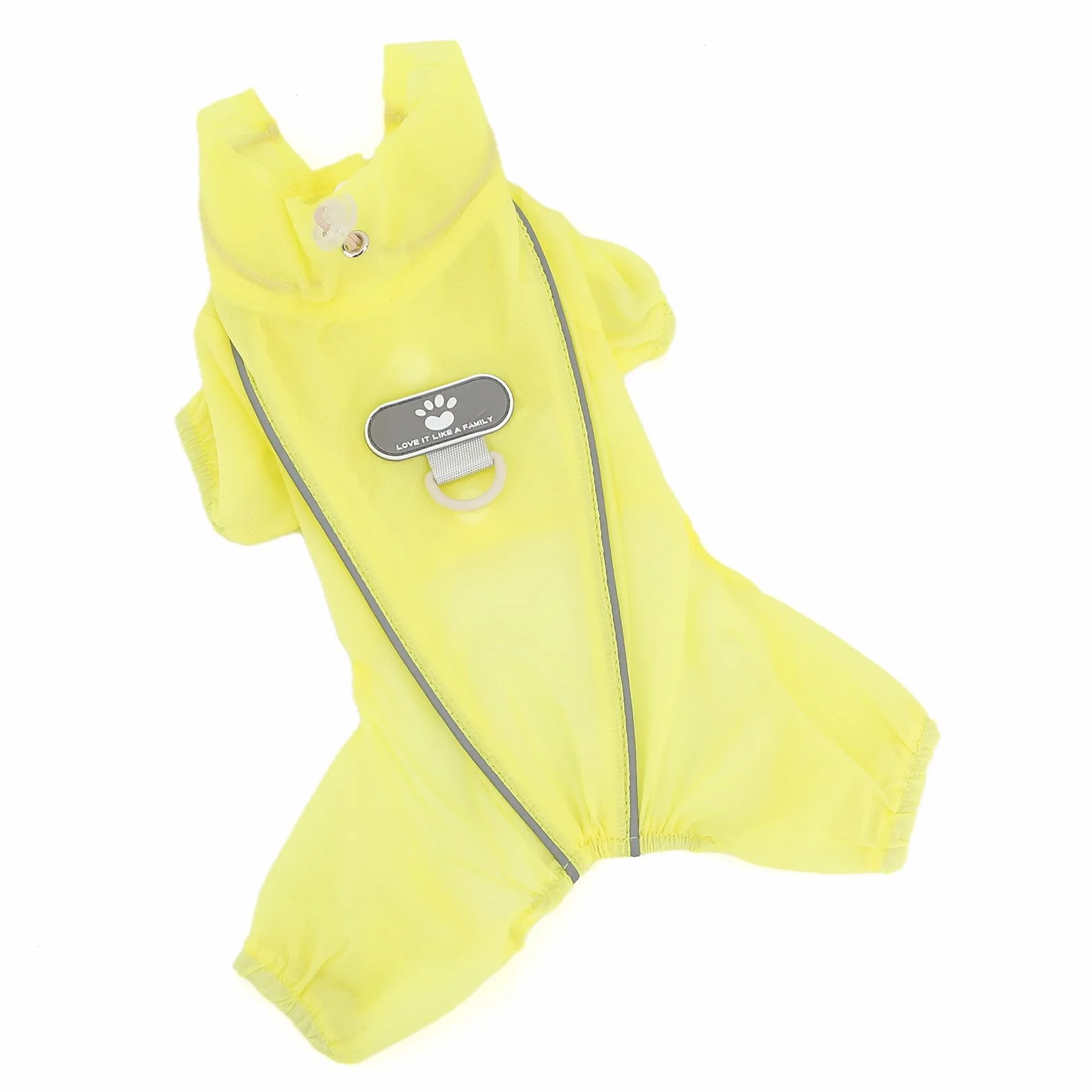 PAIDEFIL Combinaison été chien petite taille vêtement protection solaire respirant rafraîchissant bouton jaune M