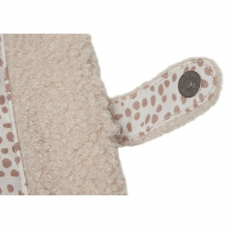 Jollein Protège carnet de santé bouclettes Naturel Personnalisable