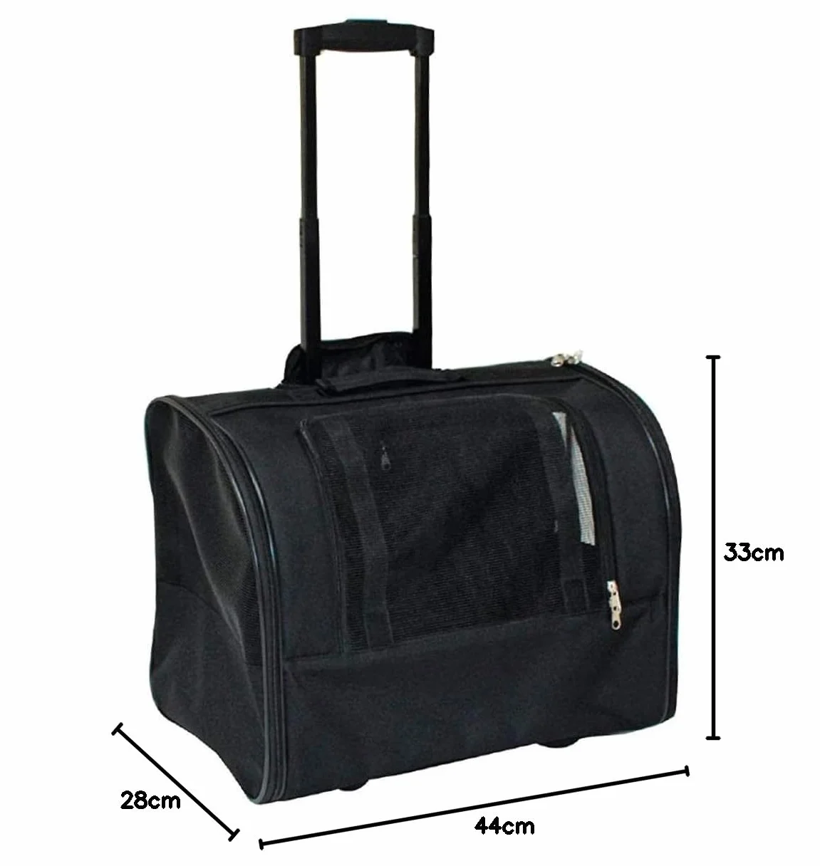 CROCI TROLLEY JOLIE 2 en 1 Sac Transport Chat Chien Petite Taille 44 x 33 x 28 cm