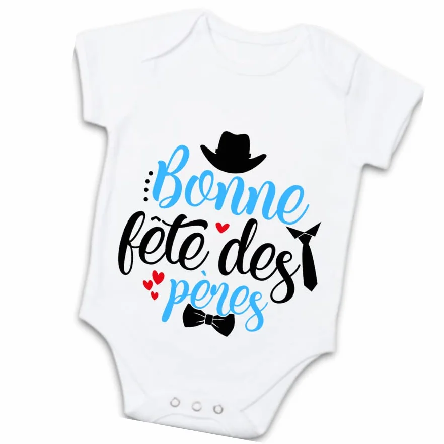 Body bébé personnalisé Bonne fête des pères Cadeau original papa