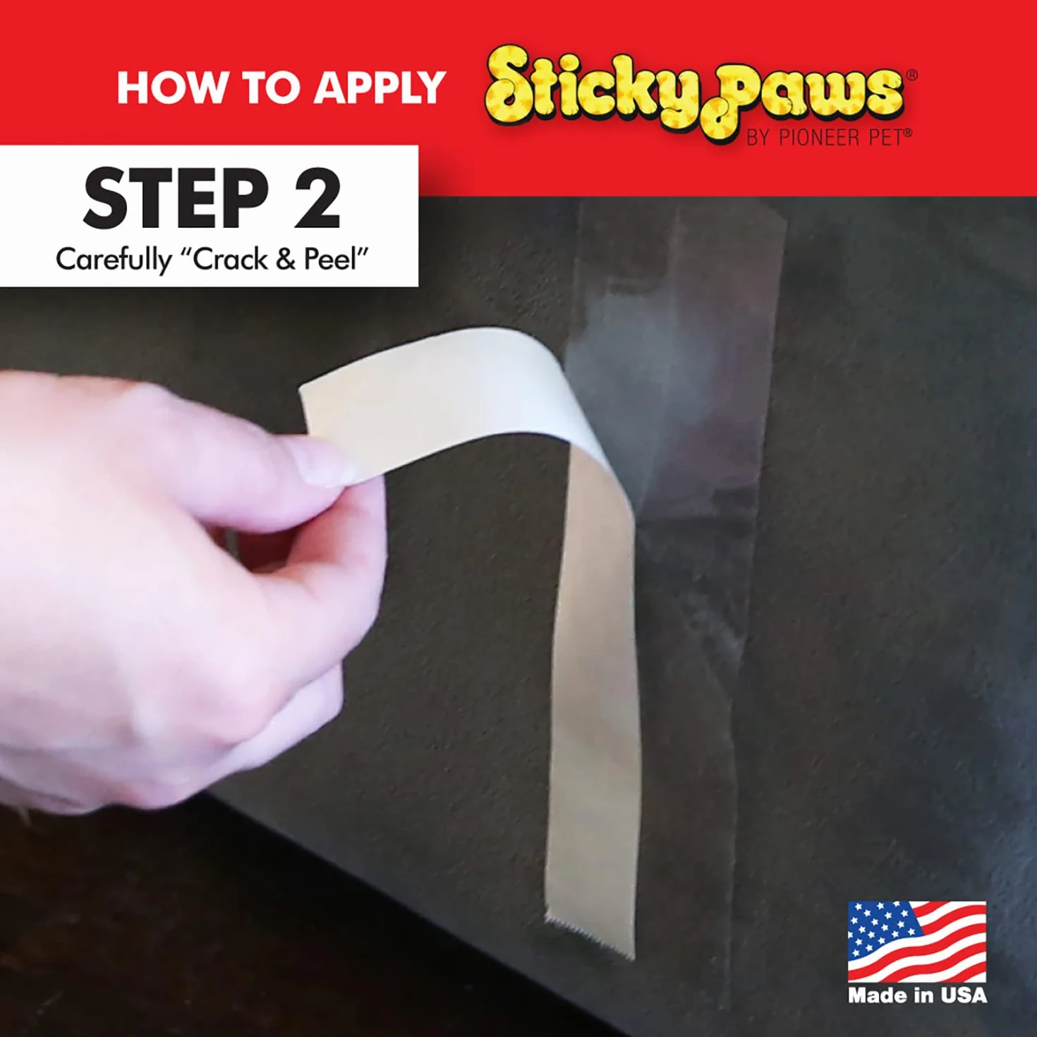 Sticky Paws Adhésif Protection Meubles Griffes Chat 10 m