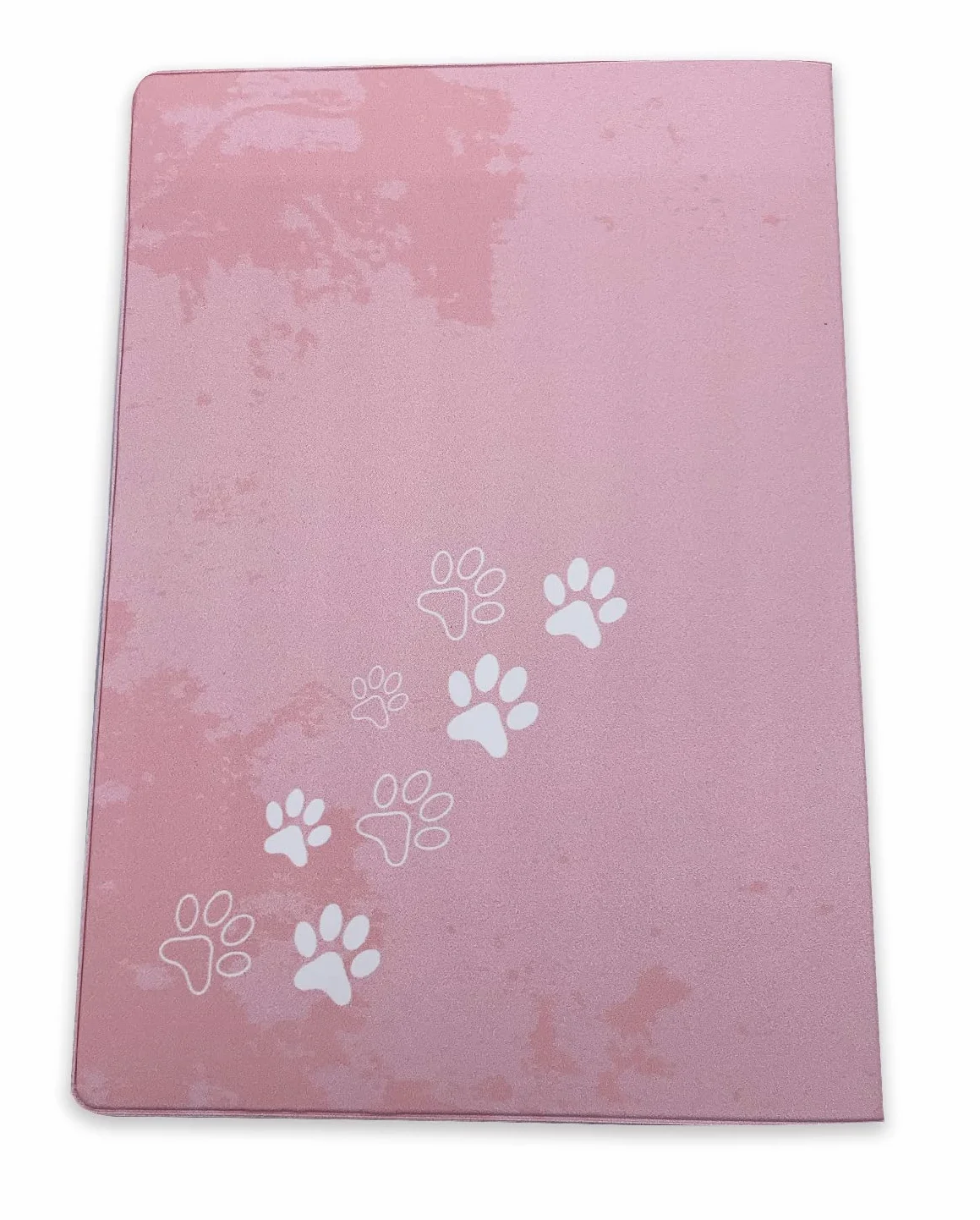 Protège Carnet de Santé Animaux Personnalisé Photo Texte Gomme Expansée Fabriqué France Étui Protection Chiens Chats Empreinte Rose