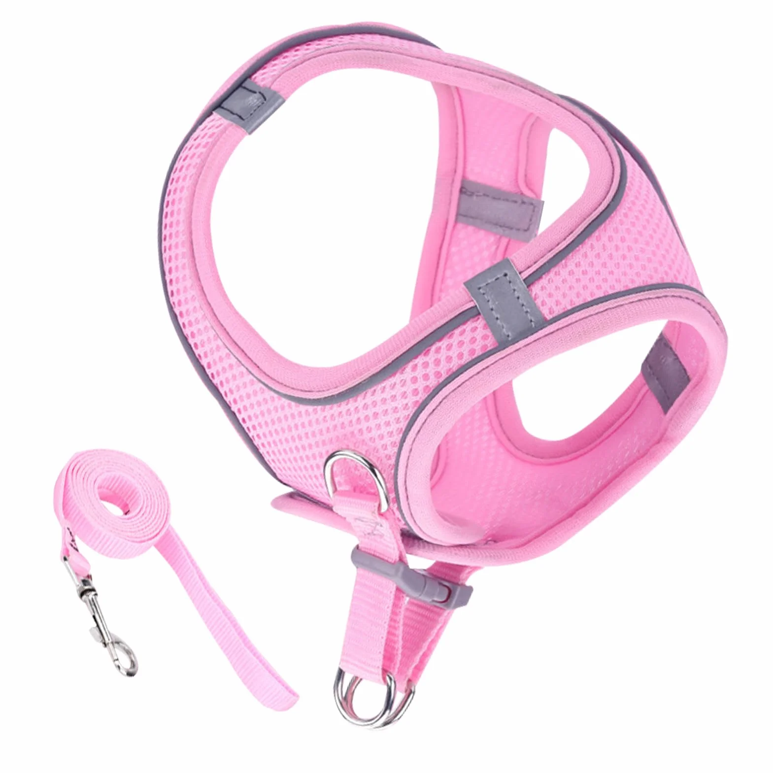 Harnais pour Chat Sécurisé Ajustable Taille S M L Randonnée Camping Extérieur