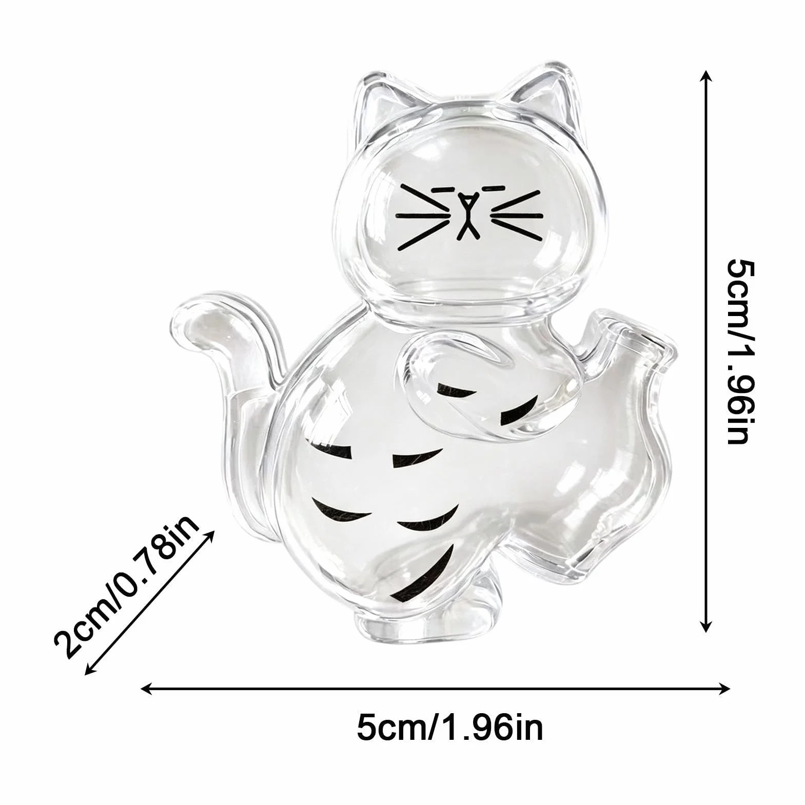 Cat Hair Collector Case - Pet Storage Container for Grooming Cleanup, ABS Sealed Lid Portable Lint Catcher Box
