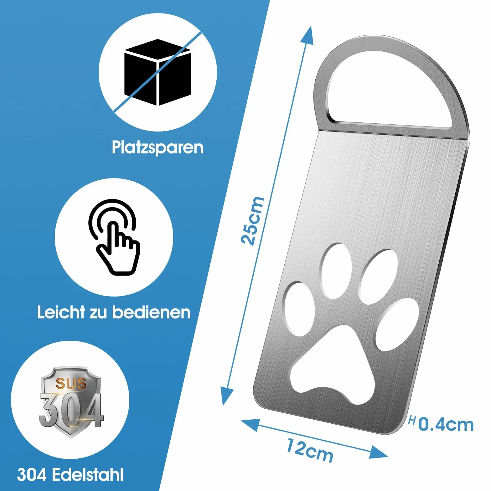 Ancrage au Sol 0.4cm Acier Inoxydable 304 pour Camping-Car