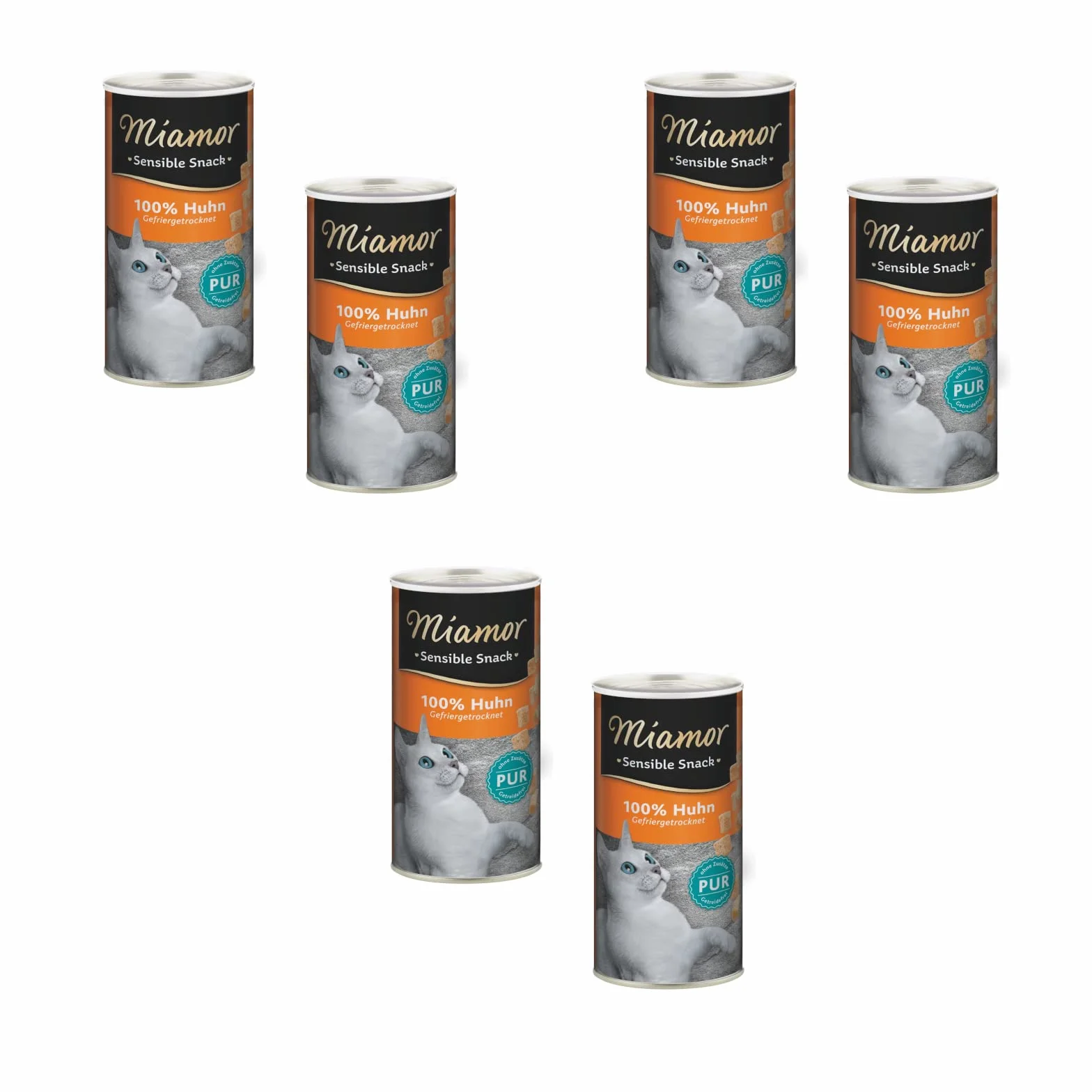 Miamor Snack Sensible Poulet Pur 6 x 30 g Friandise pour chat filet de poulet