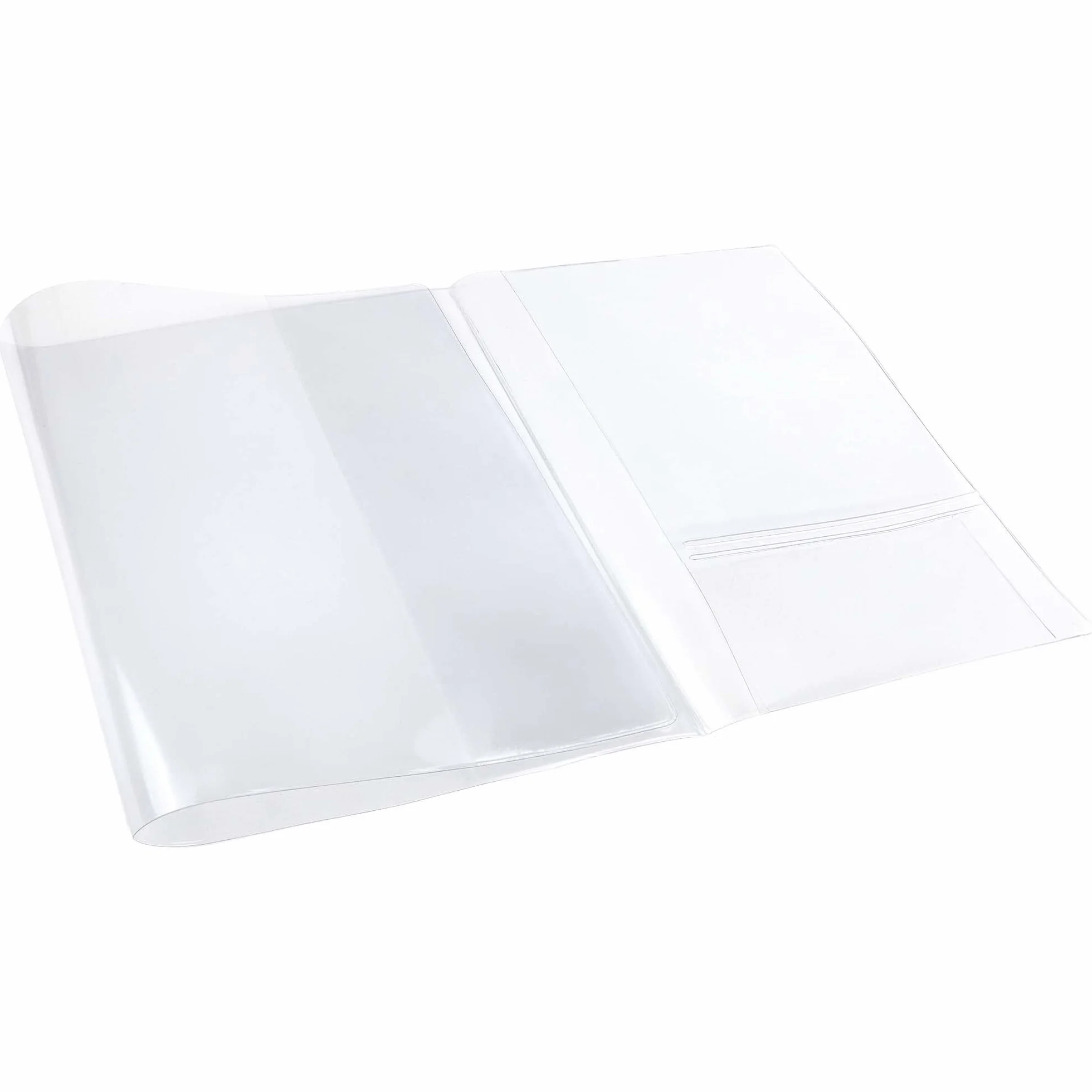 Lot de 3 pochettes transparentes pour carnet d'examen en plastique étui de protection avec compartiment pour passeport de vaccination