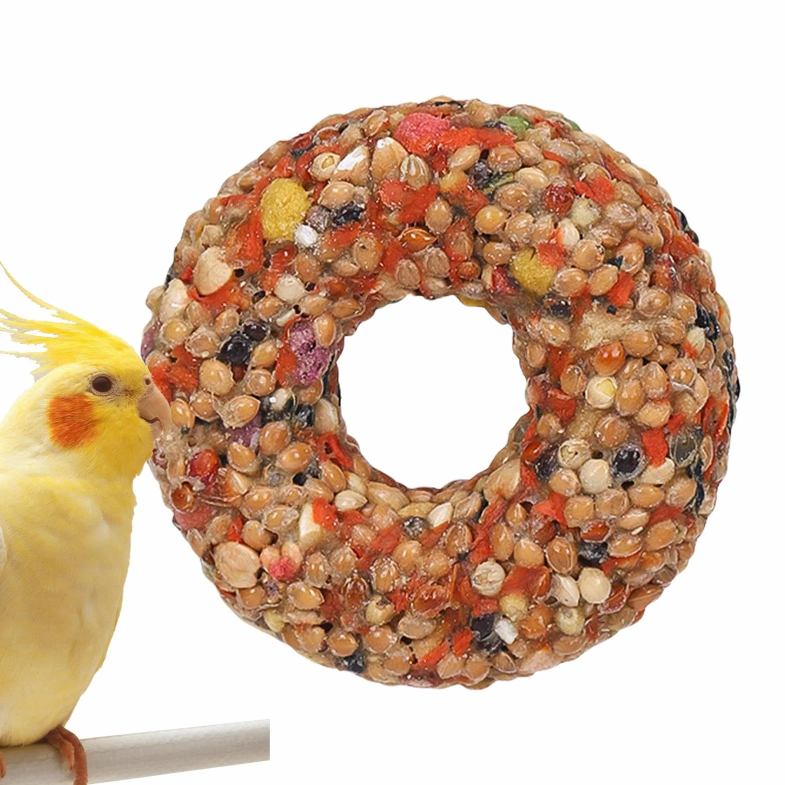 Sticks de gâterie végétariens pour perroquets - Jouets et nourriture pour perruches