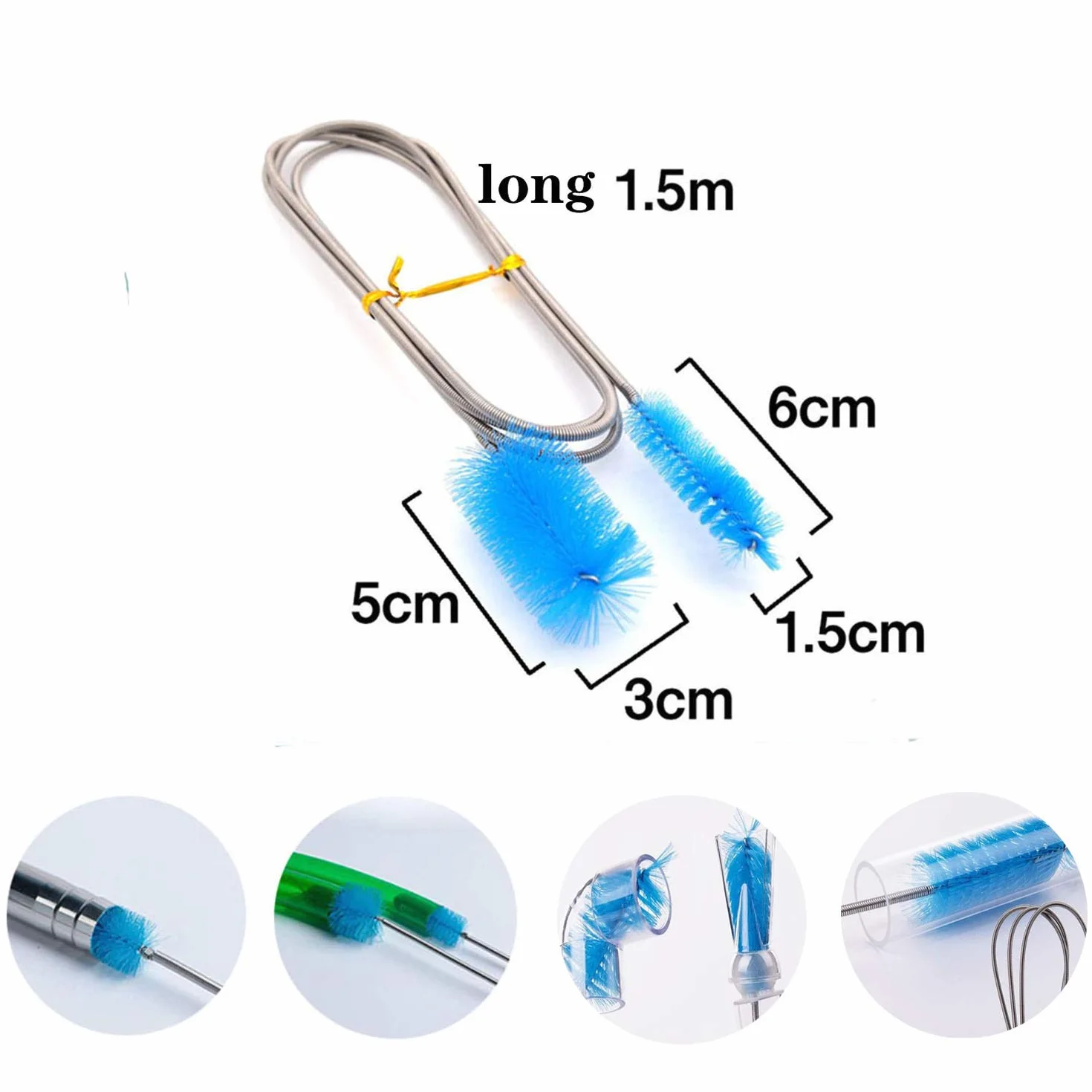 Ensemble d'outils d'aquarium 8 pièces Acier Inoxydable Plantation