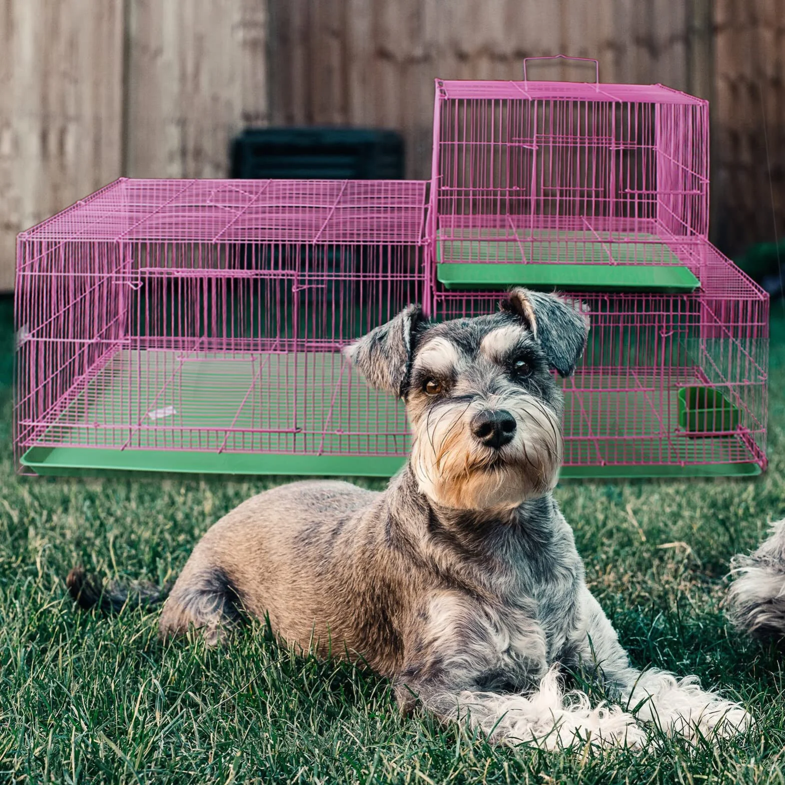 ULTECHNOVO Plateau de Remplacement en Plastique Vert pour Cage d'animaux, Résistant aux Marques la Rouille, Adapté pour Litière et Accessoires pour Animaux Domestiques