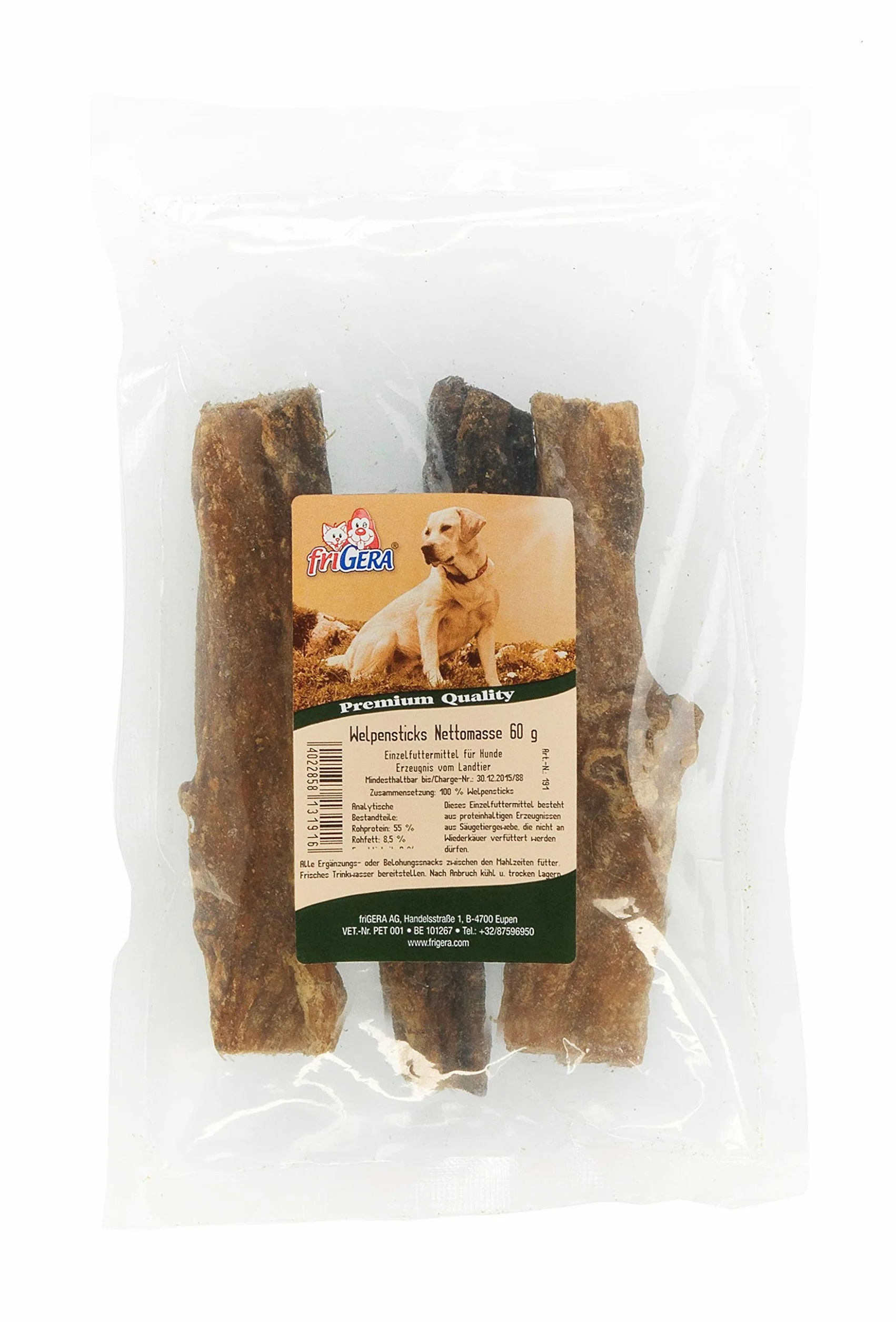 Frigera bâtons de chiot 60 g