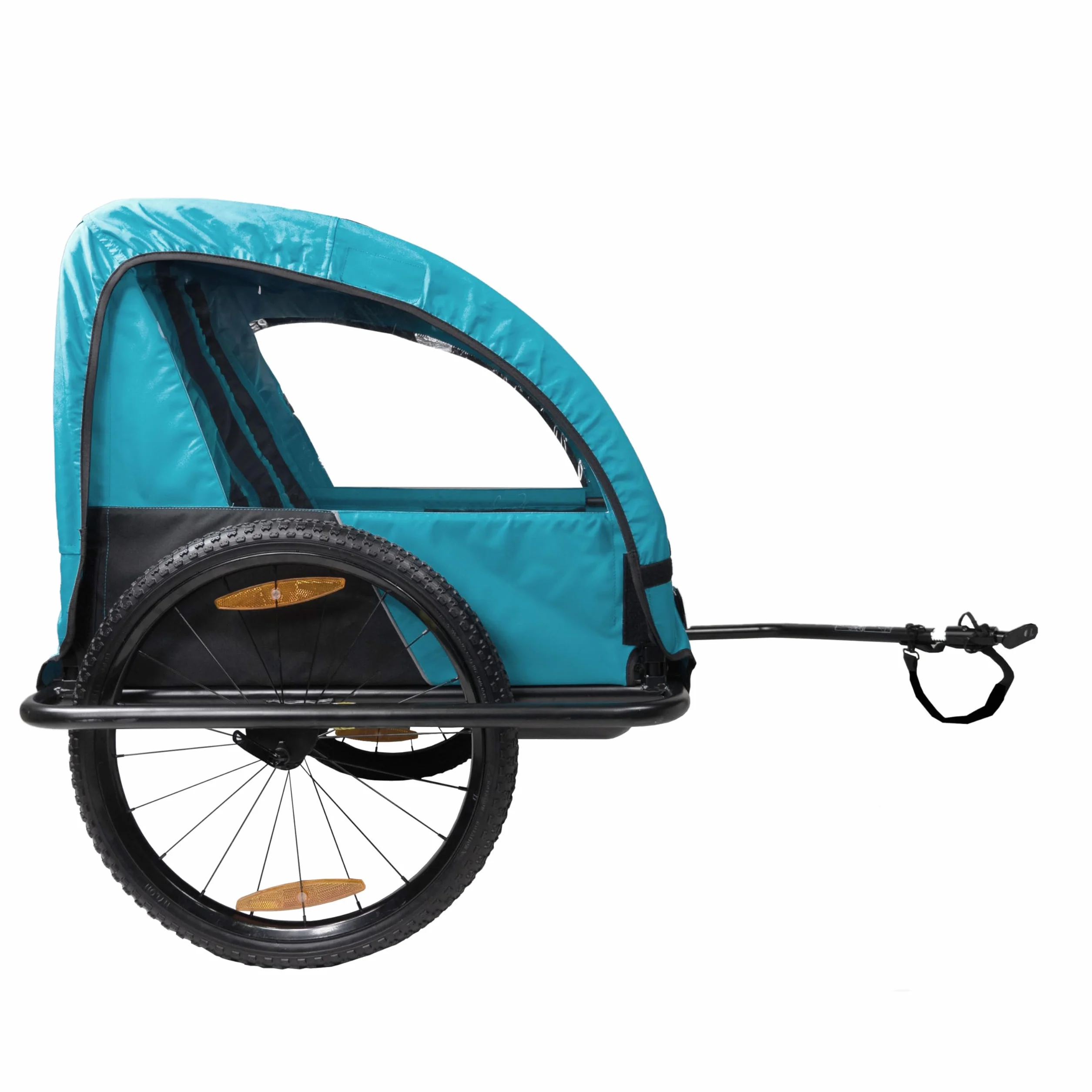 Remorque Vélo Enfant 2 Places Kiid Adventure 2 - Châssis Acier, Pliable, Roues 20", Compatible Vélos 26-29"