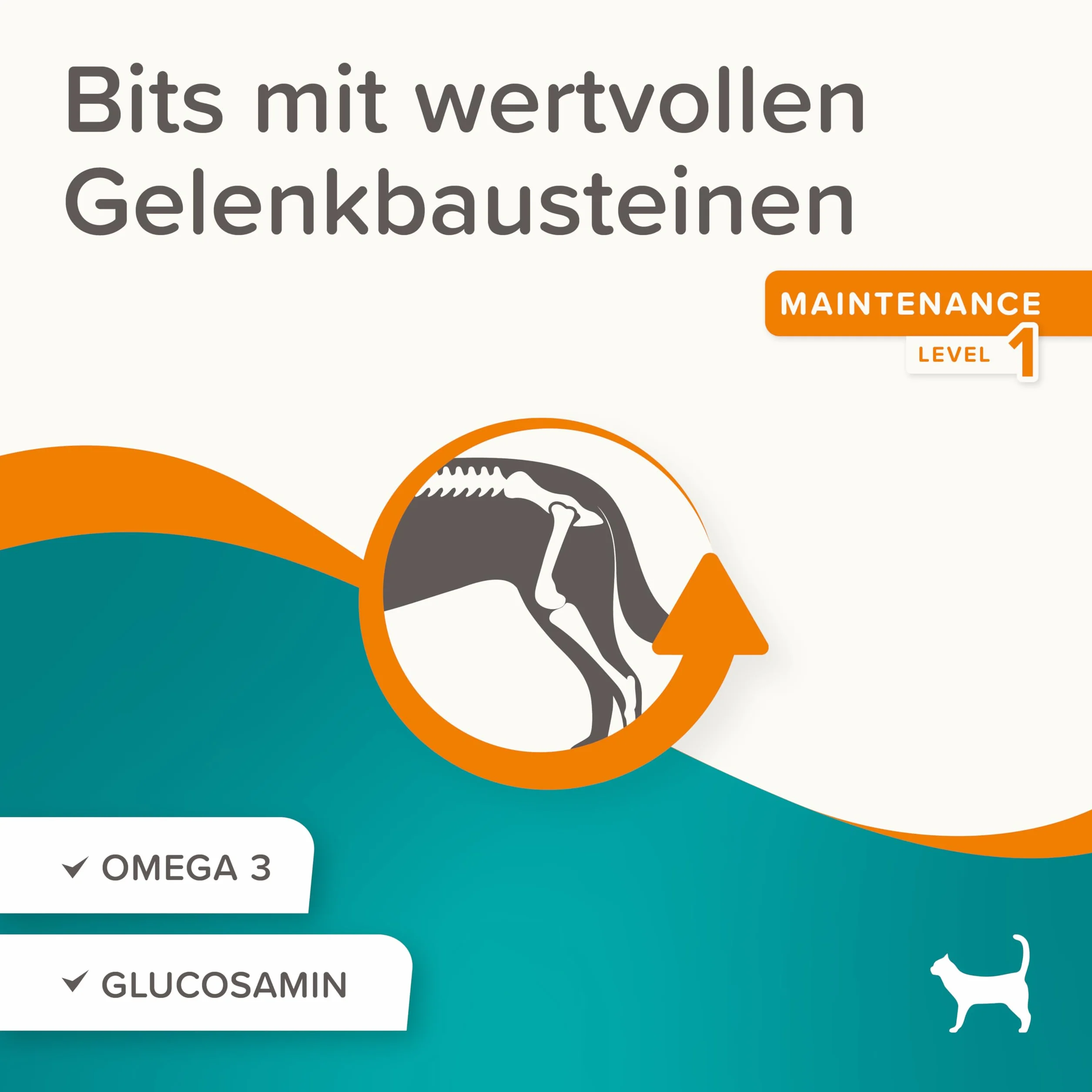BEAPHAR Embouts Flexifit pour Chats 150 g - Soutient la mobilité articulaire et la vitalité avec Taurine, Vitamine C, glucosamine et oméga 3