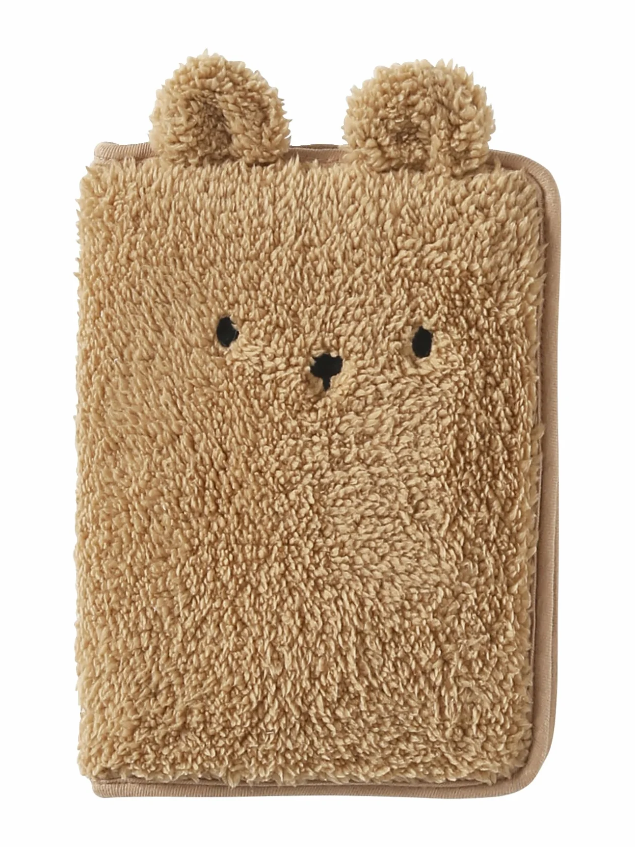 VERTBAUDET Protège carnet de santé sherpa TEDDY BEAR beige