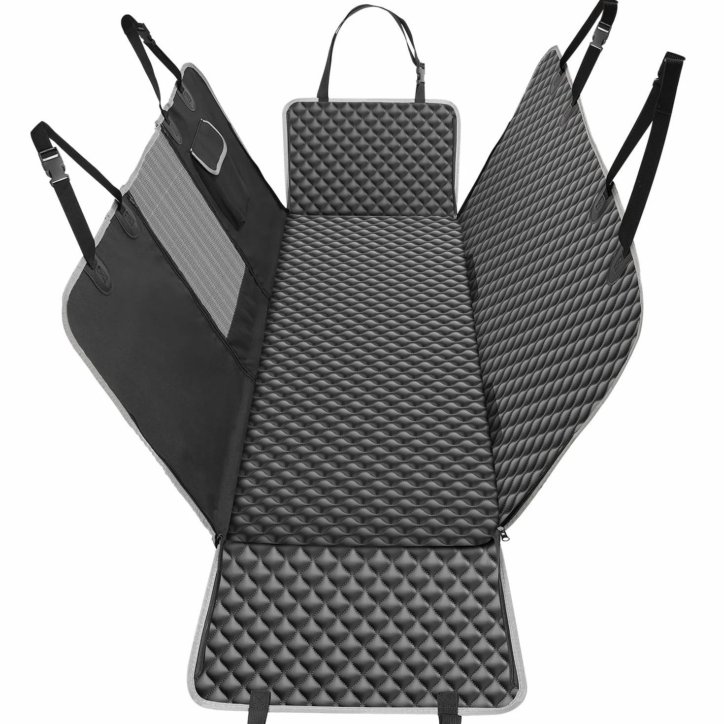 KYG Housse de Siège pour Chien Protection Voiture Imperméable Antidérapant 135x140x32cm