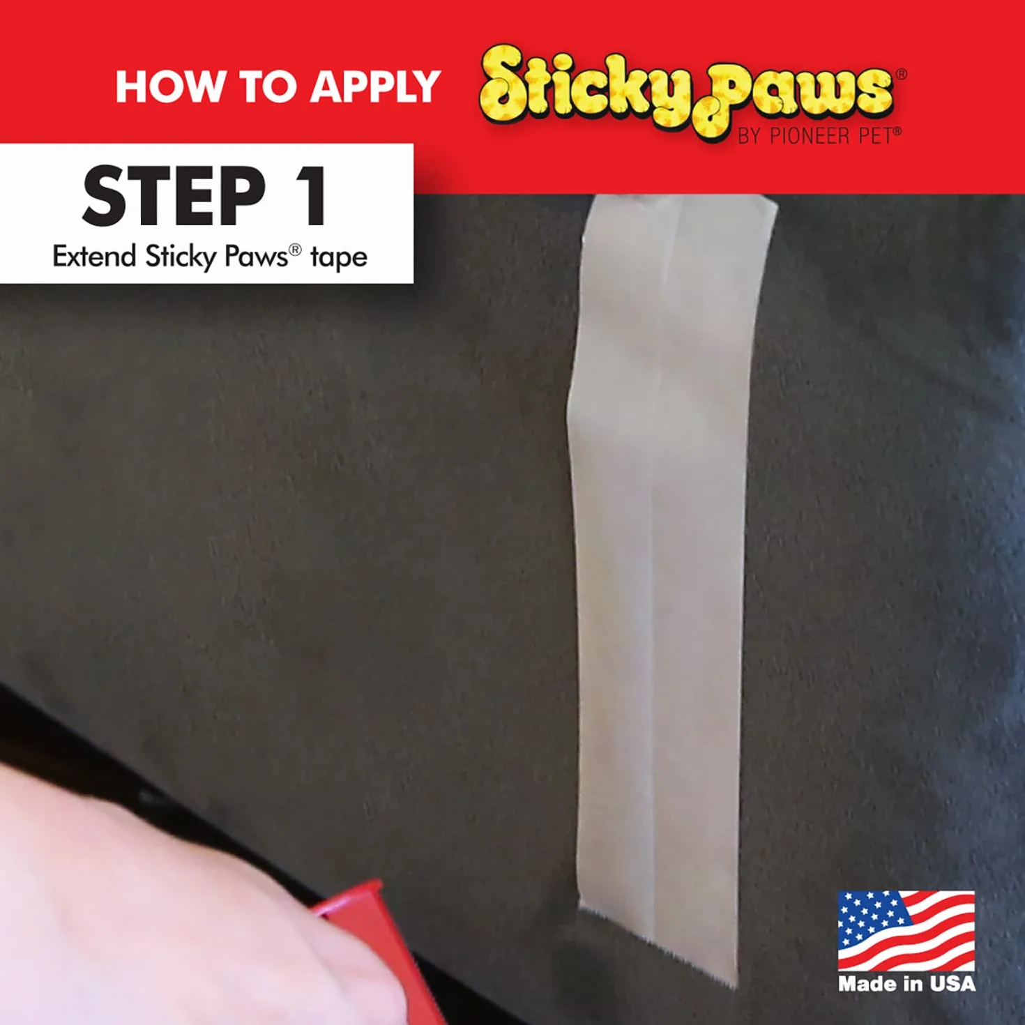 Sticky Paws Adhésif Protection Meubles Griffes Chat 10 m