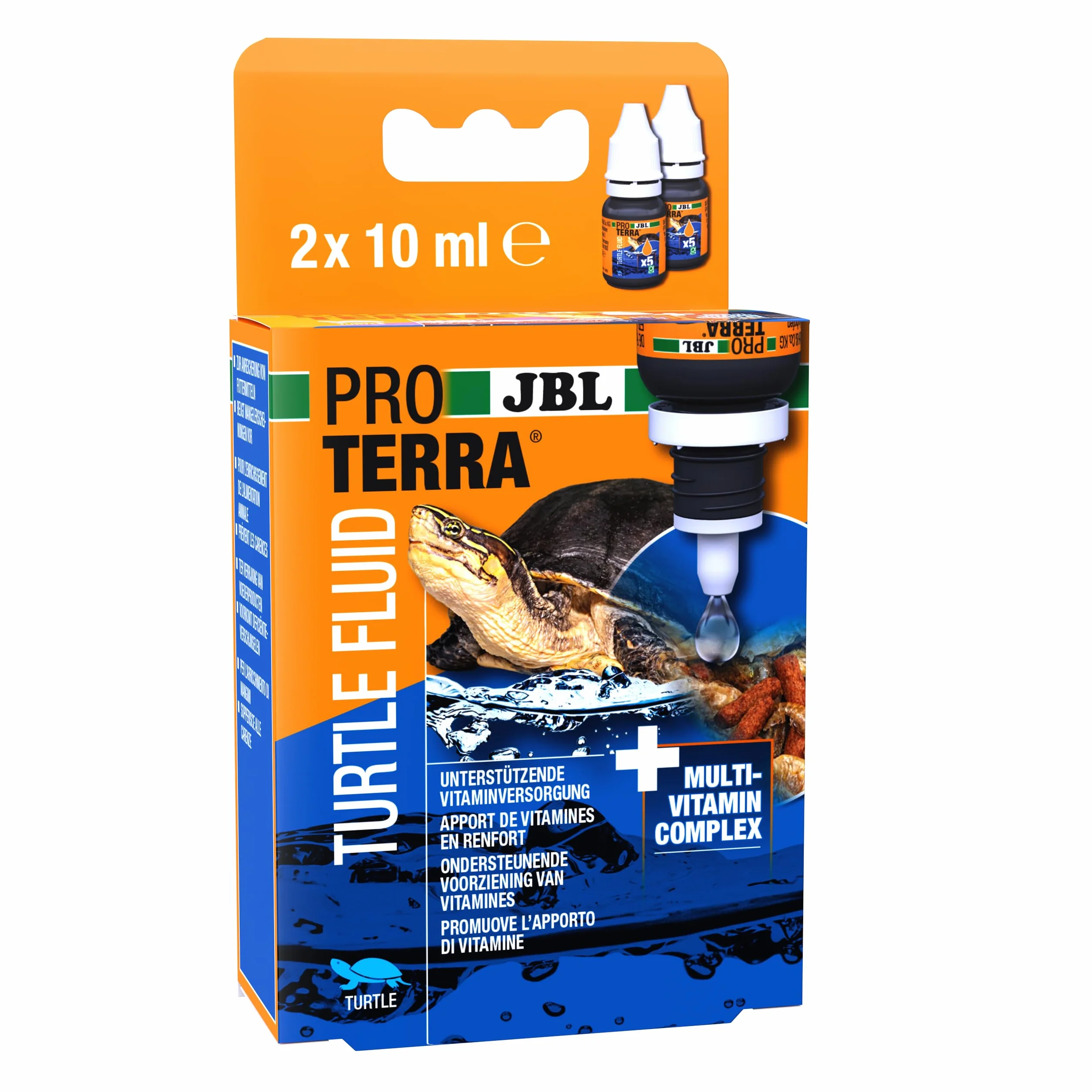 JBL Proterra Turtle Fluid 2x10 ML Flüssige Multivitamine für Wasserschildkröten