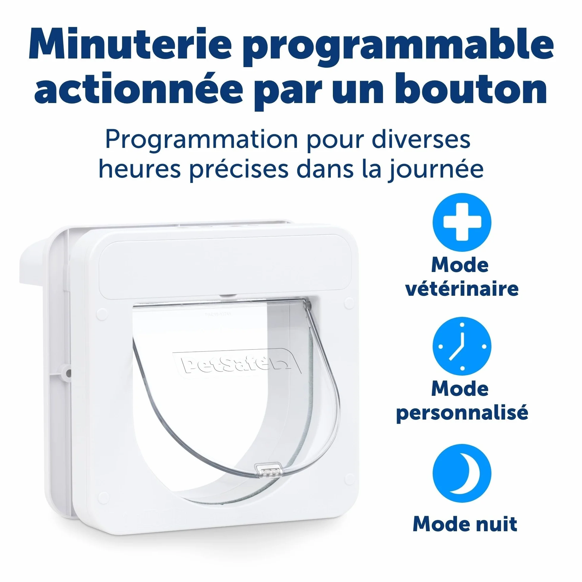 PetSafe Petporte Chatière Automatique Reconnaissance Puce électronique pour Chats 7 kg