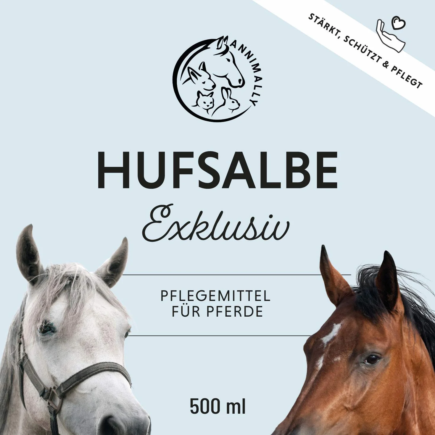Baume pour sabots chevaux 500 ml, soin et durcisseur, pommade efficace