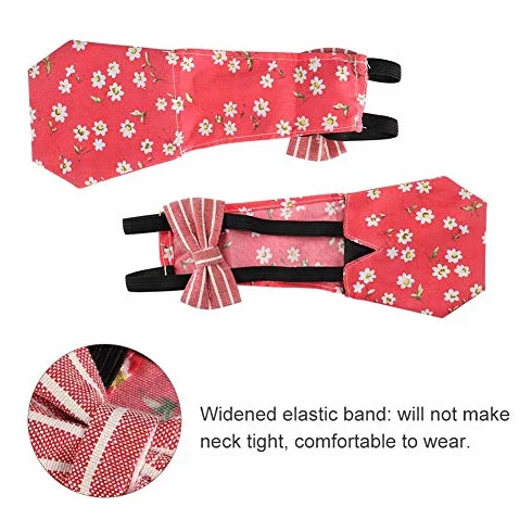 Couche Réglable pour Volaille Vêtement Protection Poule Oie Canard Pigeon Taille M Rouge