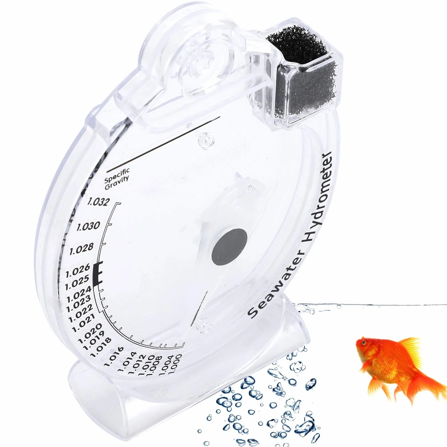 Testeur Sel Piscine, Hydromètre de Mer, Testeur Eau Aquarium, Outil de Test d'Eau Salée