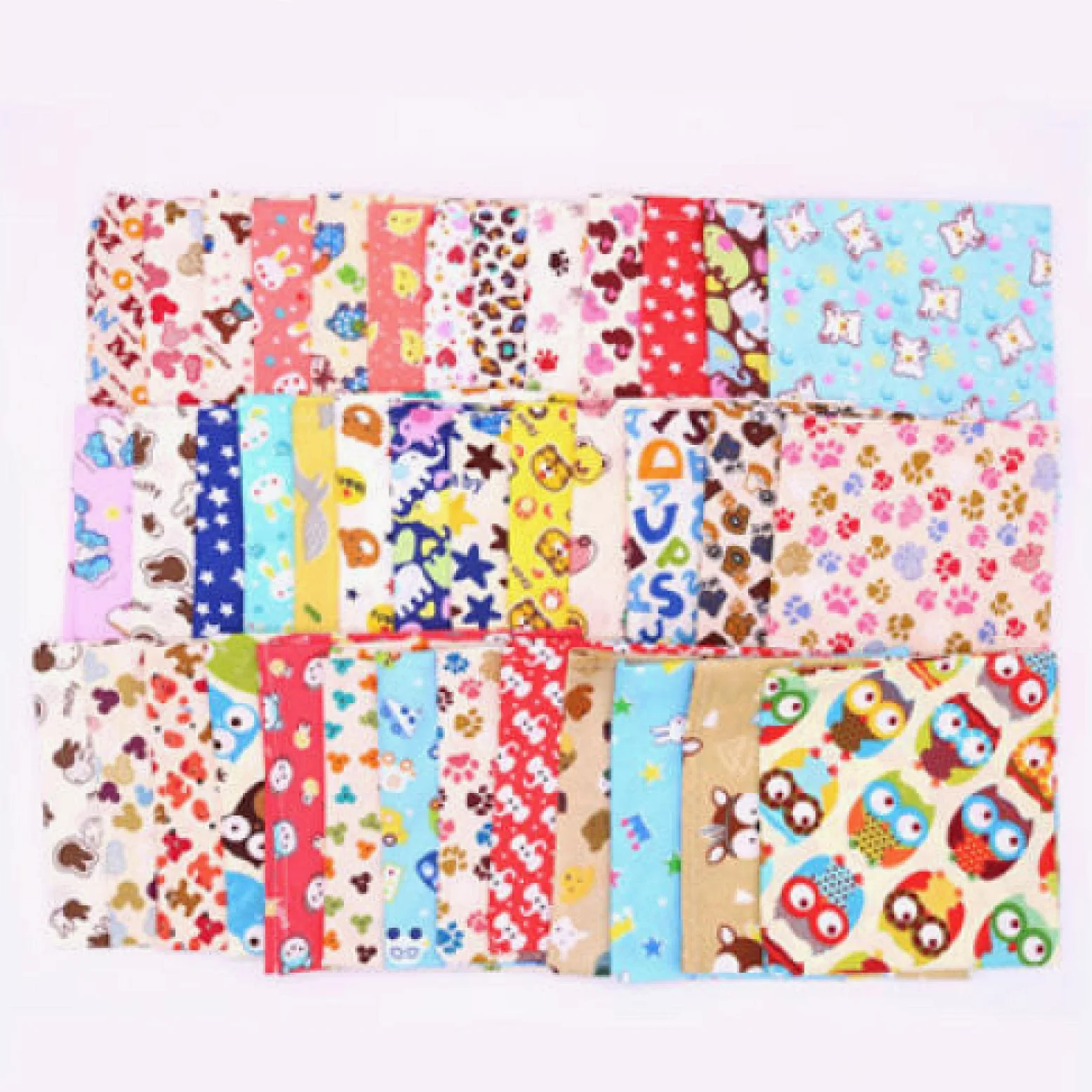 Bandanas pour chiens de style mixte mignon, chiot, chat, écharpe, accessoires de toilettage pour chiens de petite et moyenne taille, 60 pièces M